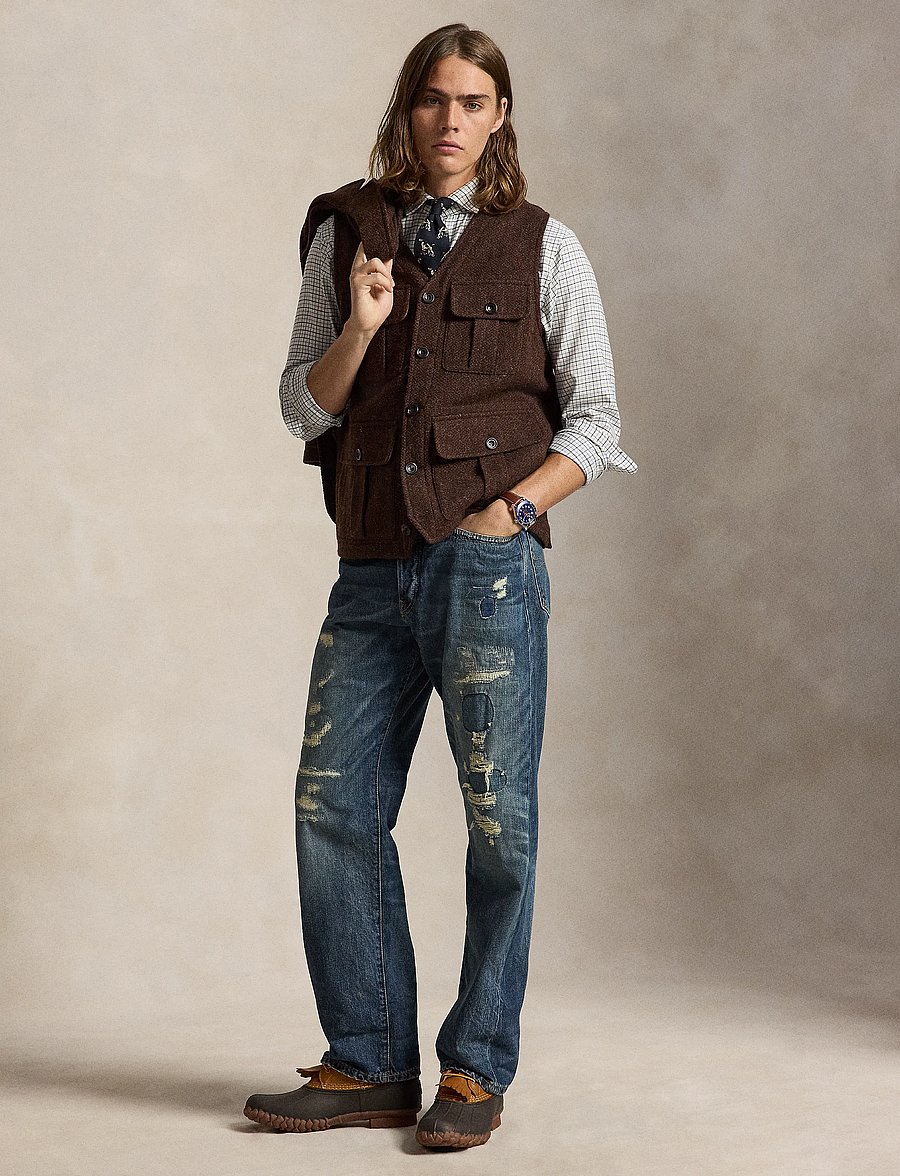 Polo Ralph Lauren - Classic Fit Tattersall Twill Shirt - 7456a off white b - 5