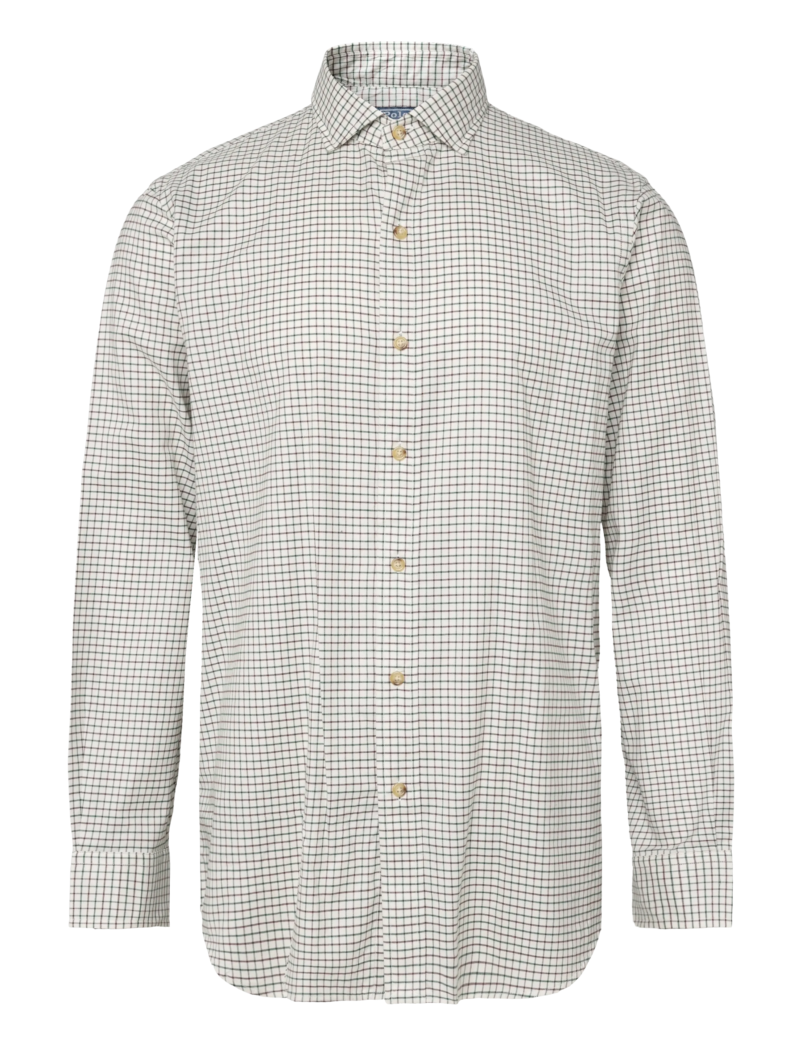 Polo Ralph Lauren 120/2 TWILL-WVN-SHIRT - Ternede skjorter - 7456B OFF WHITE G / white