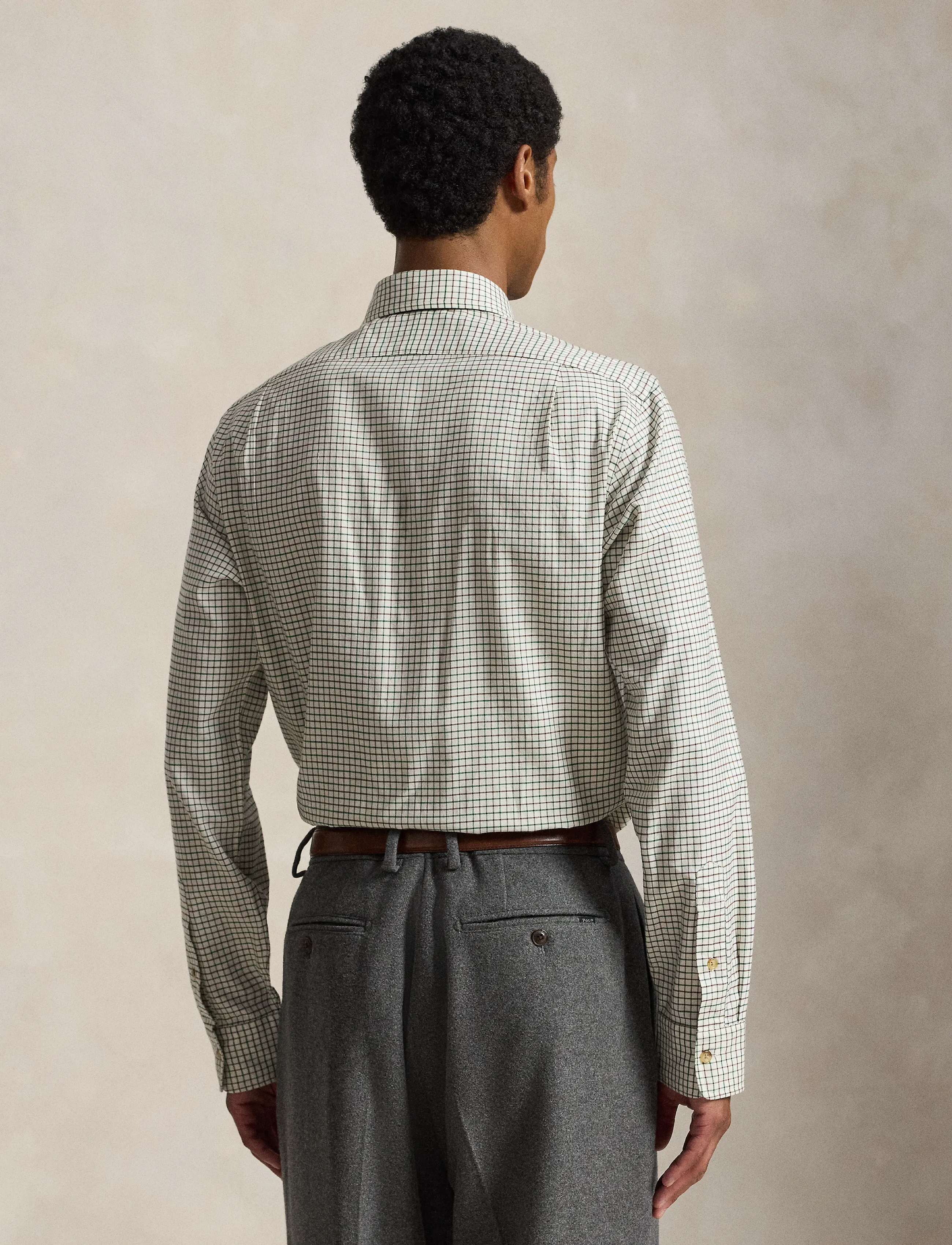 Polo Ralph Lauren - Classic Fit Tattersall Twill Shirt - rutede skjorter - 7456b off white g - 4