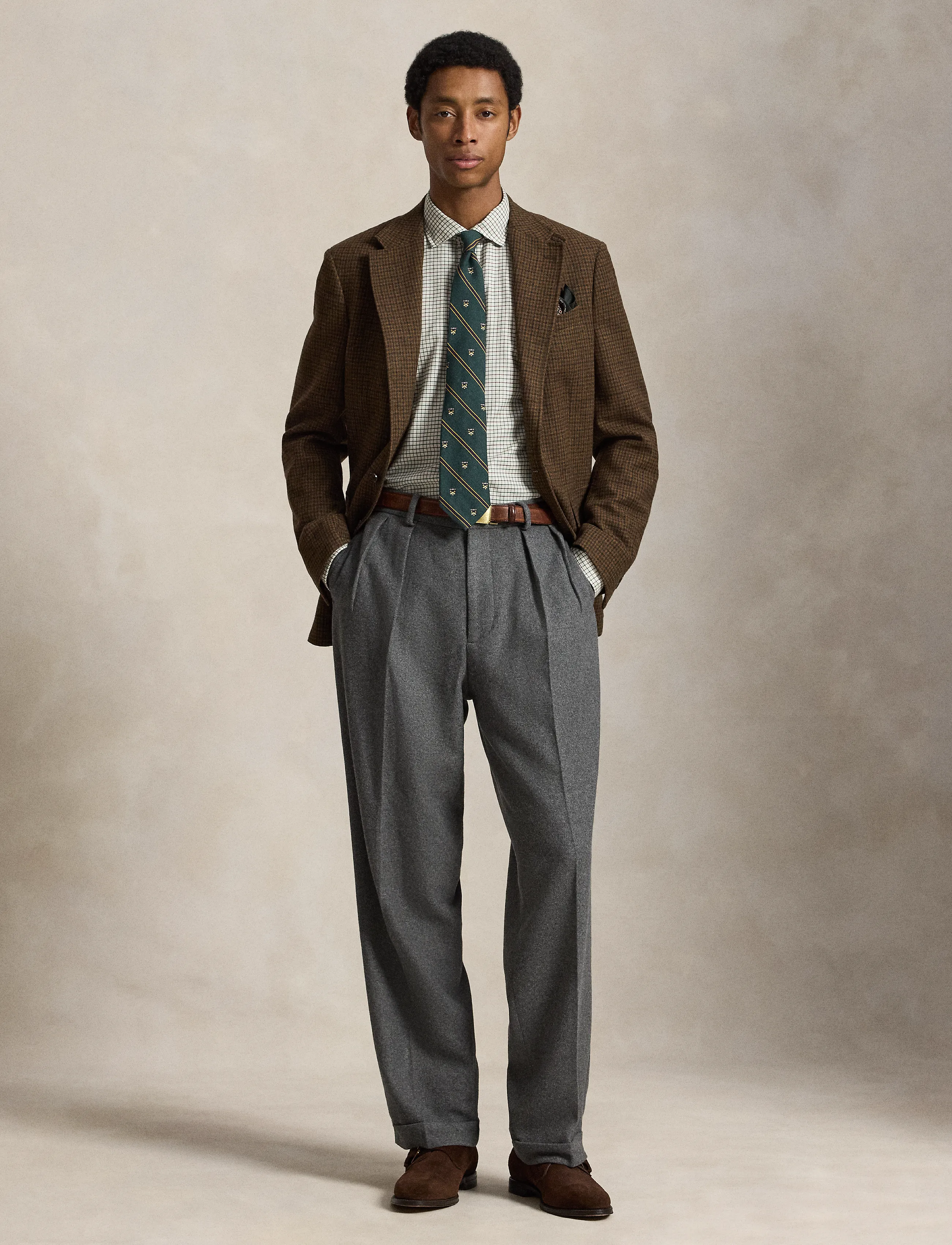Polo Ralph Lauren - Classic Fit Tattersall Twill Shirt - rutede skjorter - 7456b off white g - 5