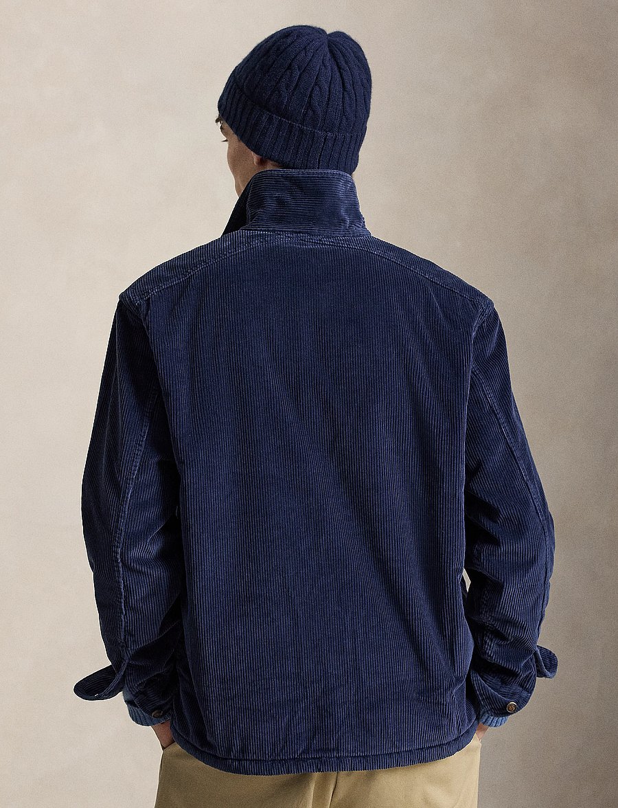 Polo Ralph Lauren - Fleece-Lined Corduroy Overshirt - Überhemden - newport navy - 4
