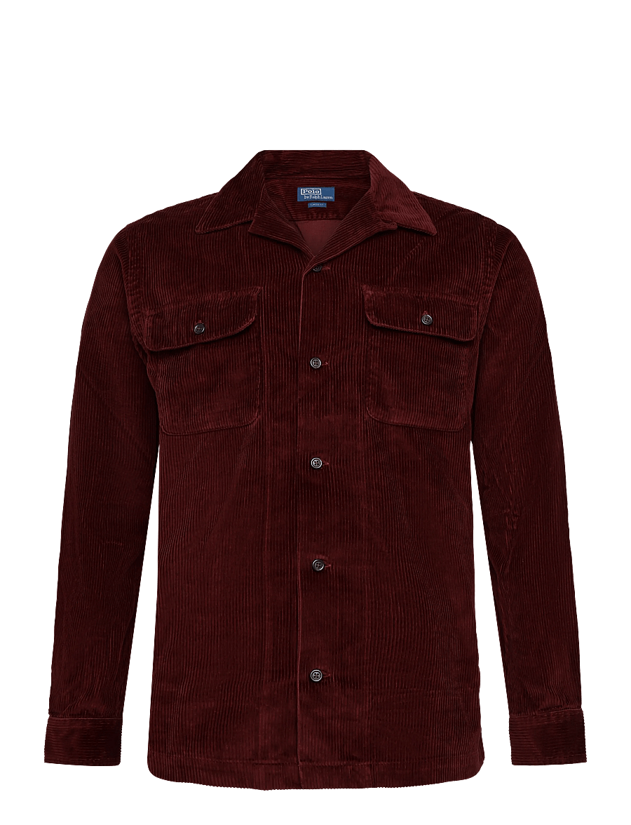 Polo Ralph Lauren - Classic Fit Corduroy Camp Shirt - basic skjortor - classic wine - 1