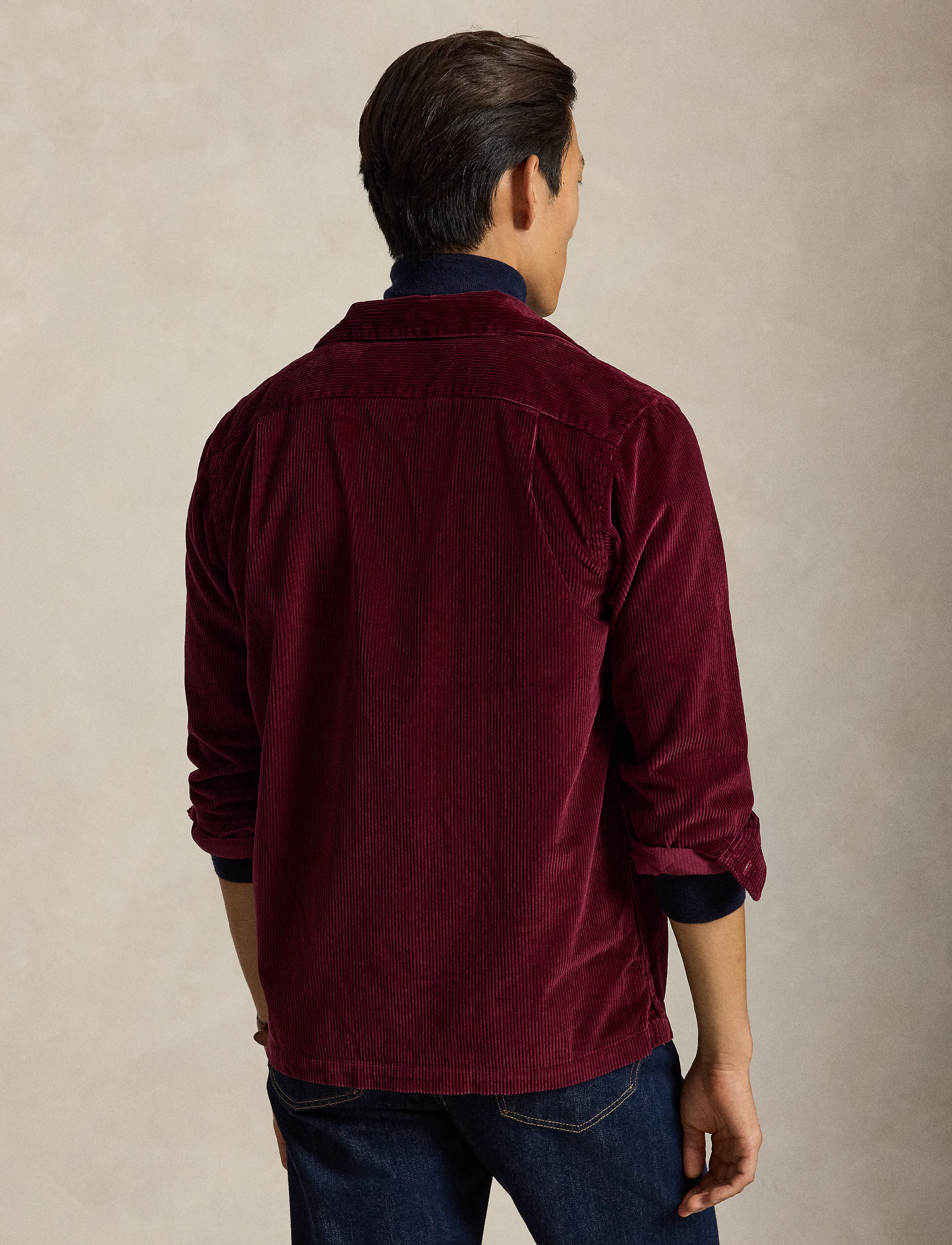 Polo Ralph Lauren - Classic Fit Corduroy Camp Shirt - basic skjortor - classic wine - 3