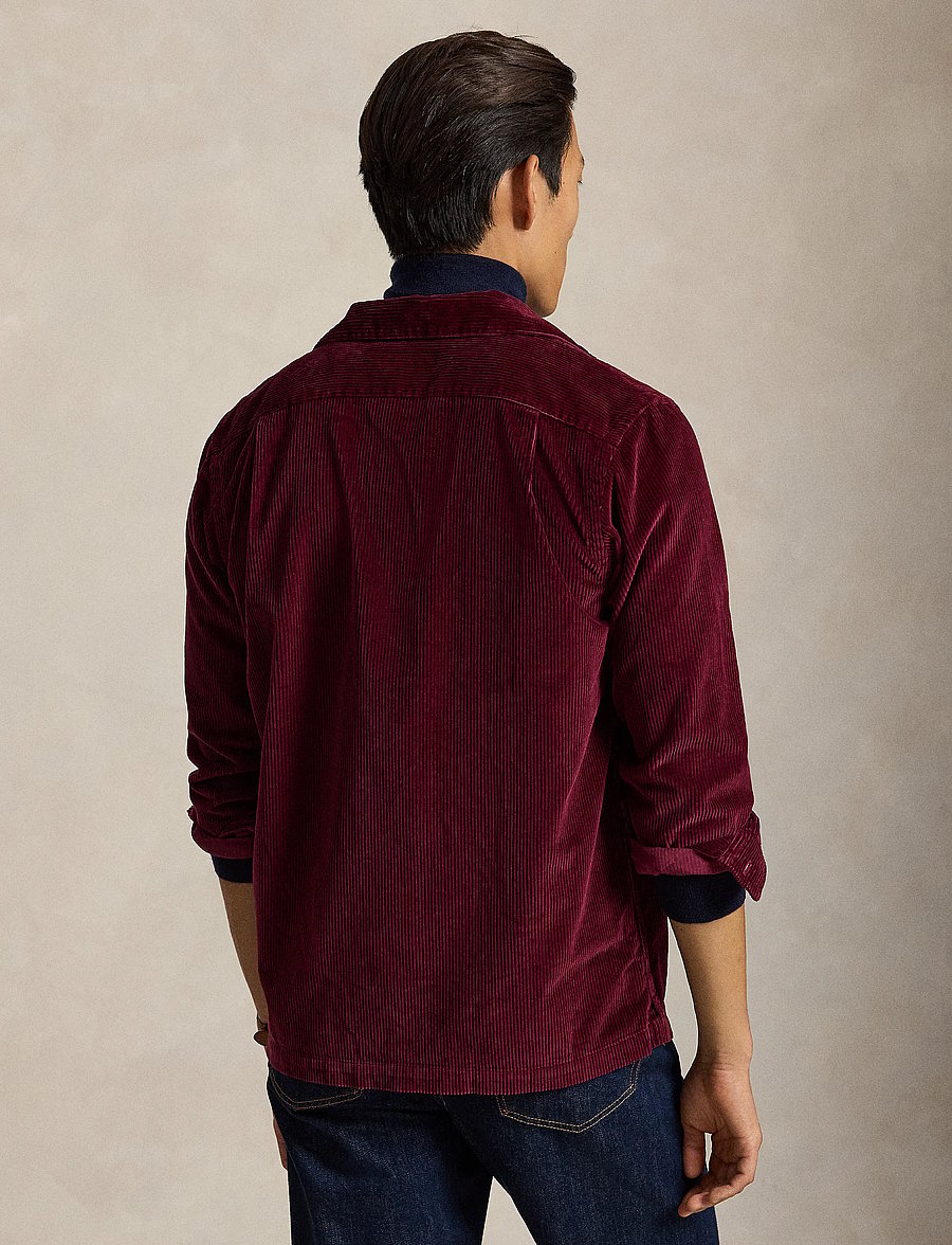 Polo Ralph Lauren - Classic Fit Corduroy Camp Shirt - basic skjortor - classic wine - 3