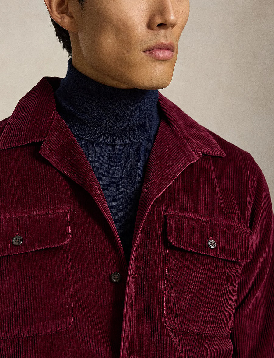 Polo Ralph Lauren - Classic Fit Corduroy Camp Shirt - basic skjortor - classic wine - 4