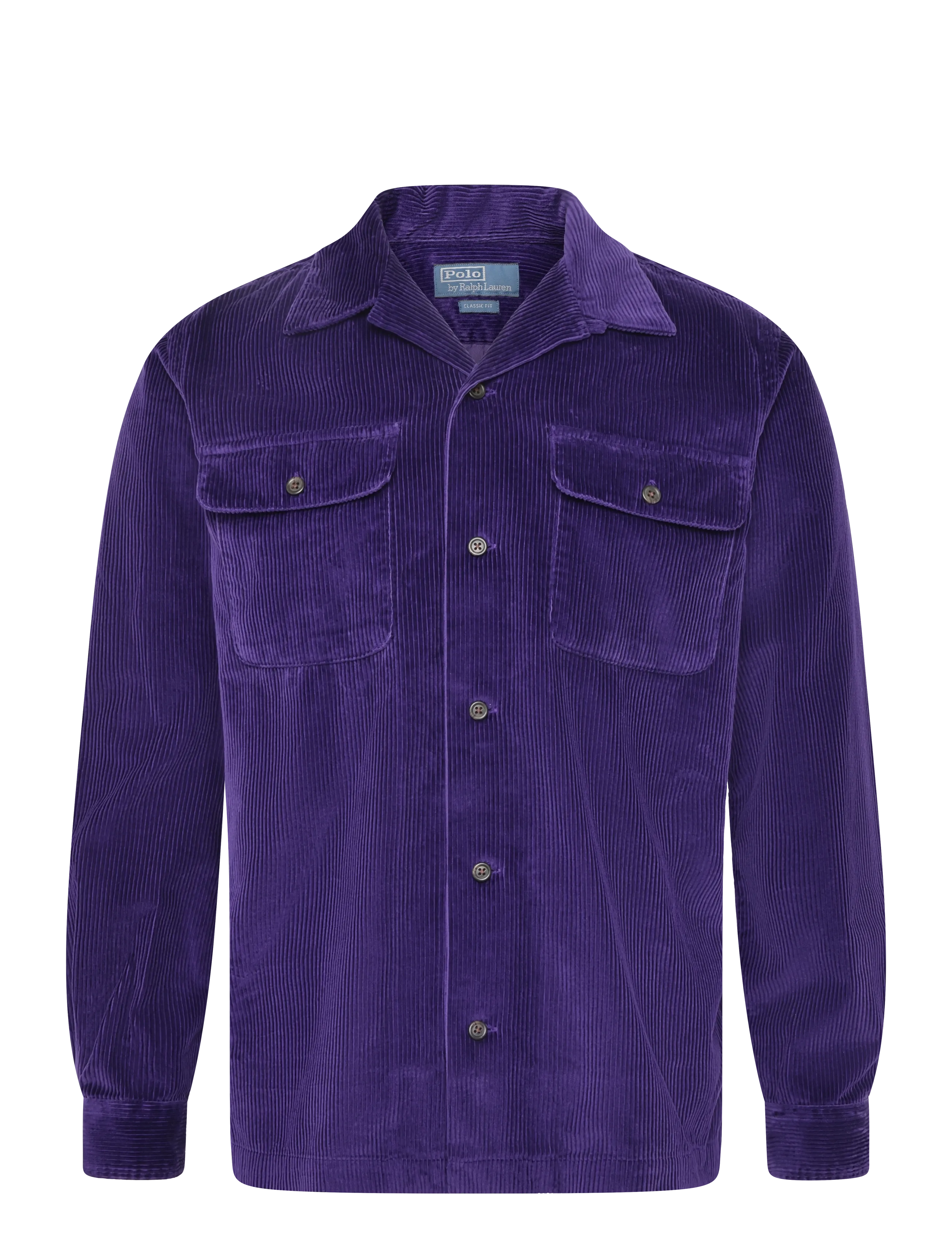 Polo Ralph Lauren Classic Fit Corduroy Camp Shirt - Särgid - MEDIEVAL PURPLE / purple