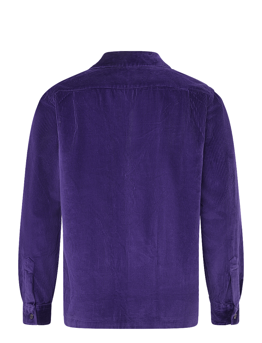 Polo Ralph Lauren - Classic Fit Corduroy Camp Shirt - tavalised t-särgid - medieval purple - 1