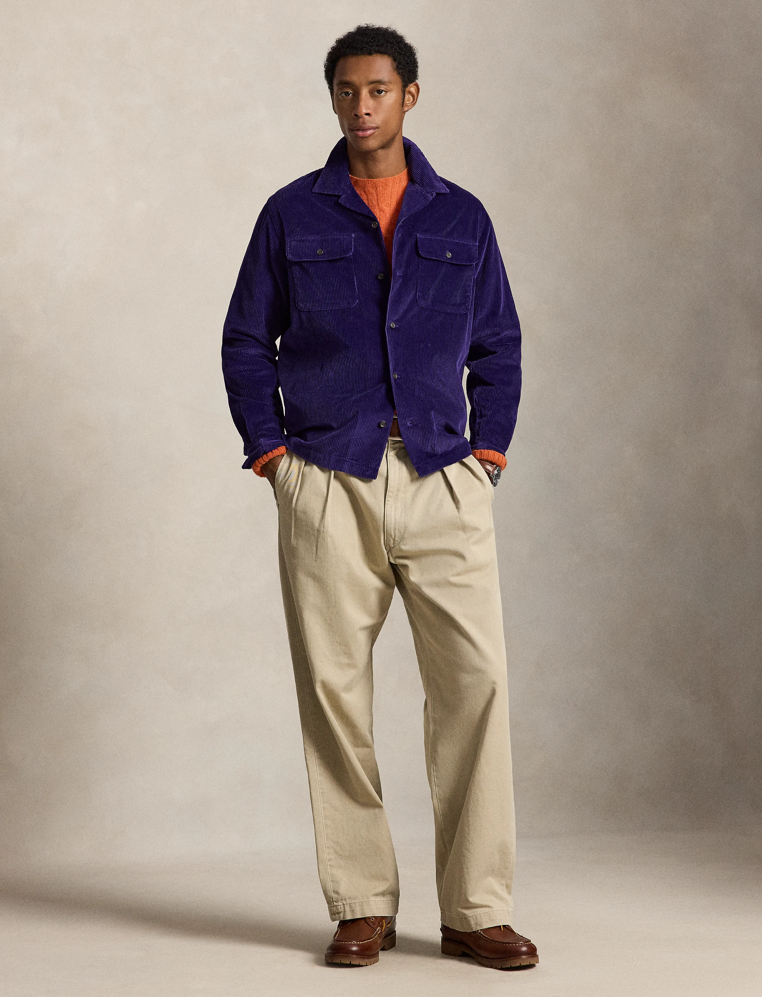 Polo Ralph Lauren Classic Fit Corduroy Camp Shirt skjortor & blusar herr – bild 3