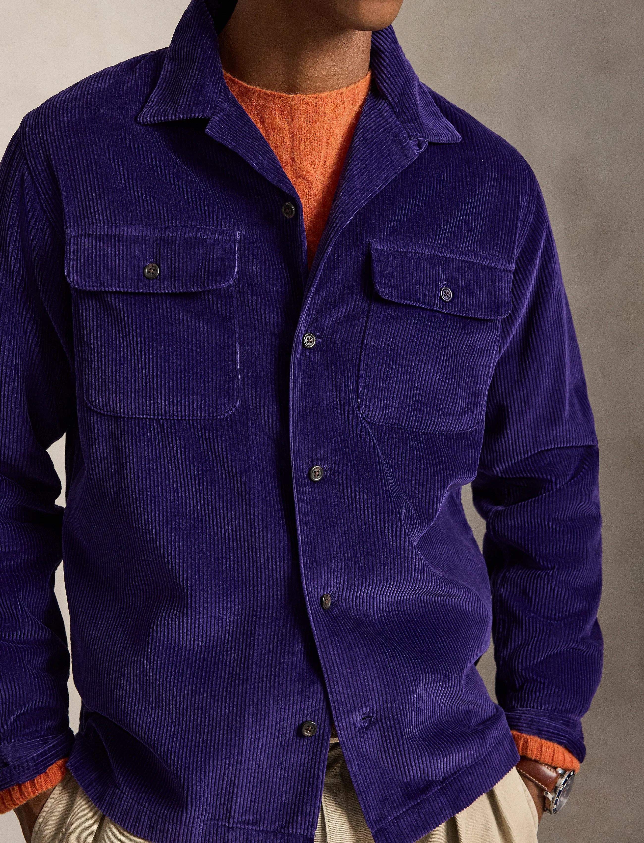 Polo Ralph Lauren Classic Fit Corduroy Camp Shirt skjortor & blusar herr – bild 5