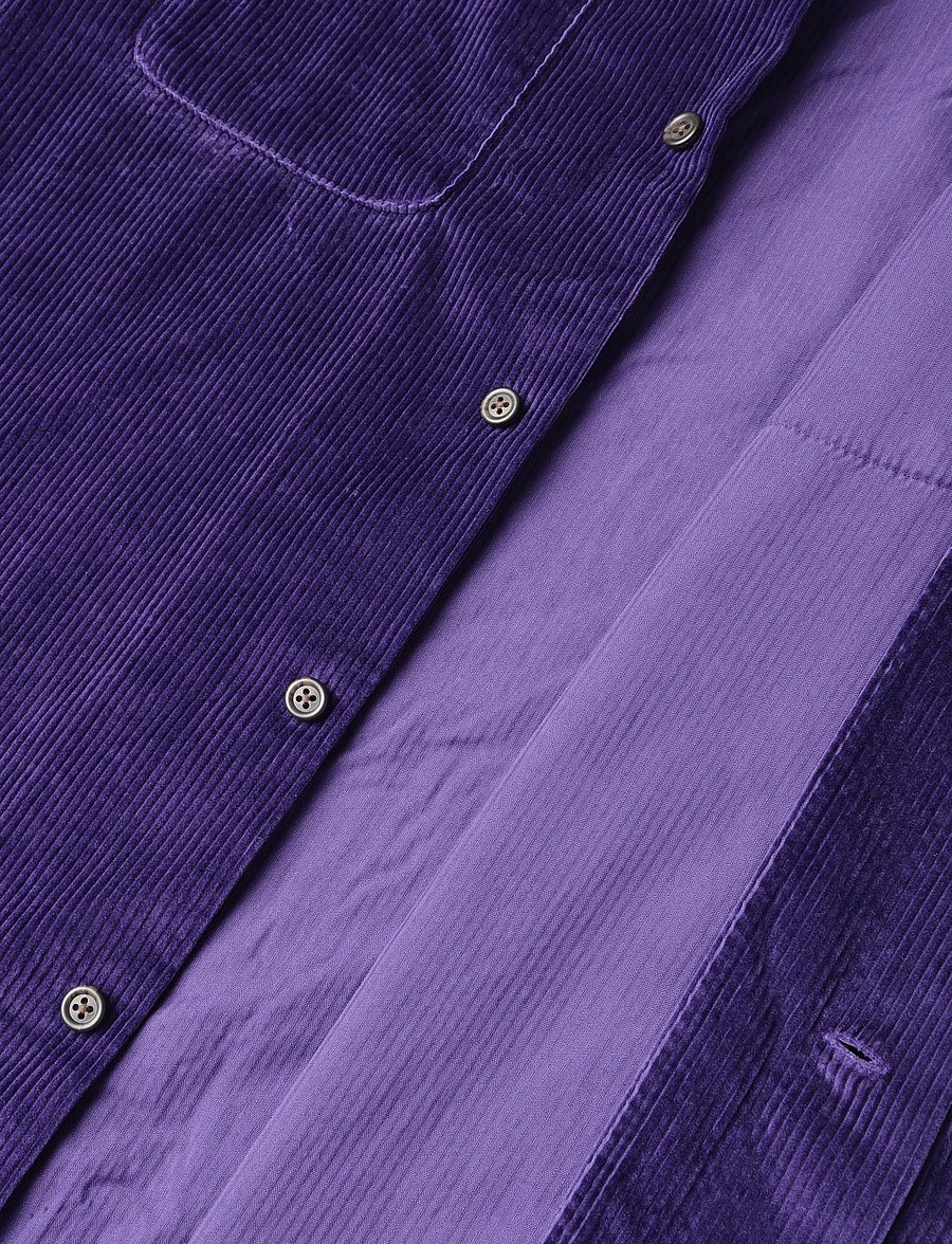 Polo Ralph Lauren - Classic Fit Corduroy Camp Shirt - tavalised t-särgid - medieval purple - 3