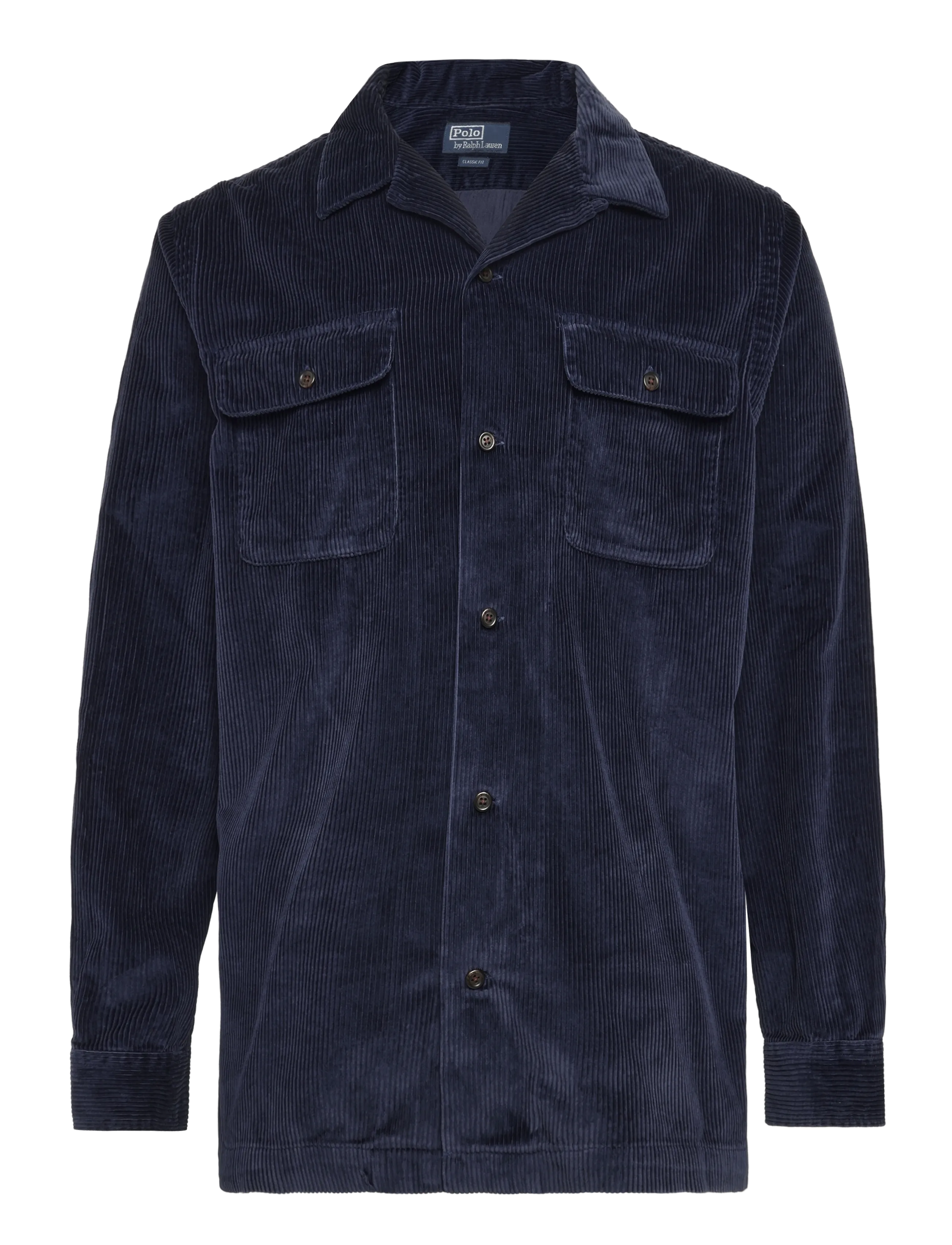Polo Ralph Lauren Classic Fit Corduroy Camp Shirt - Corduroy shirts - NEWPORT NAVY / navy