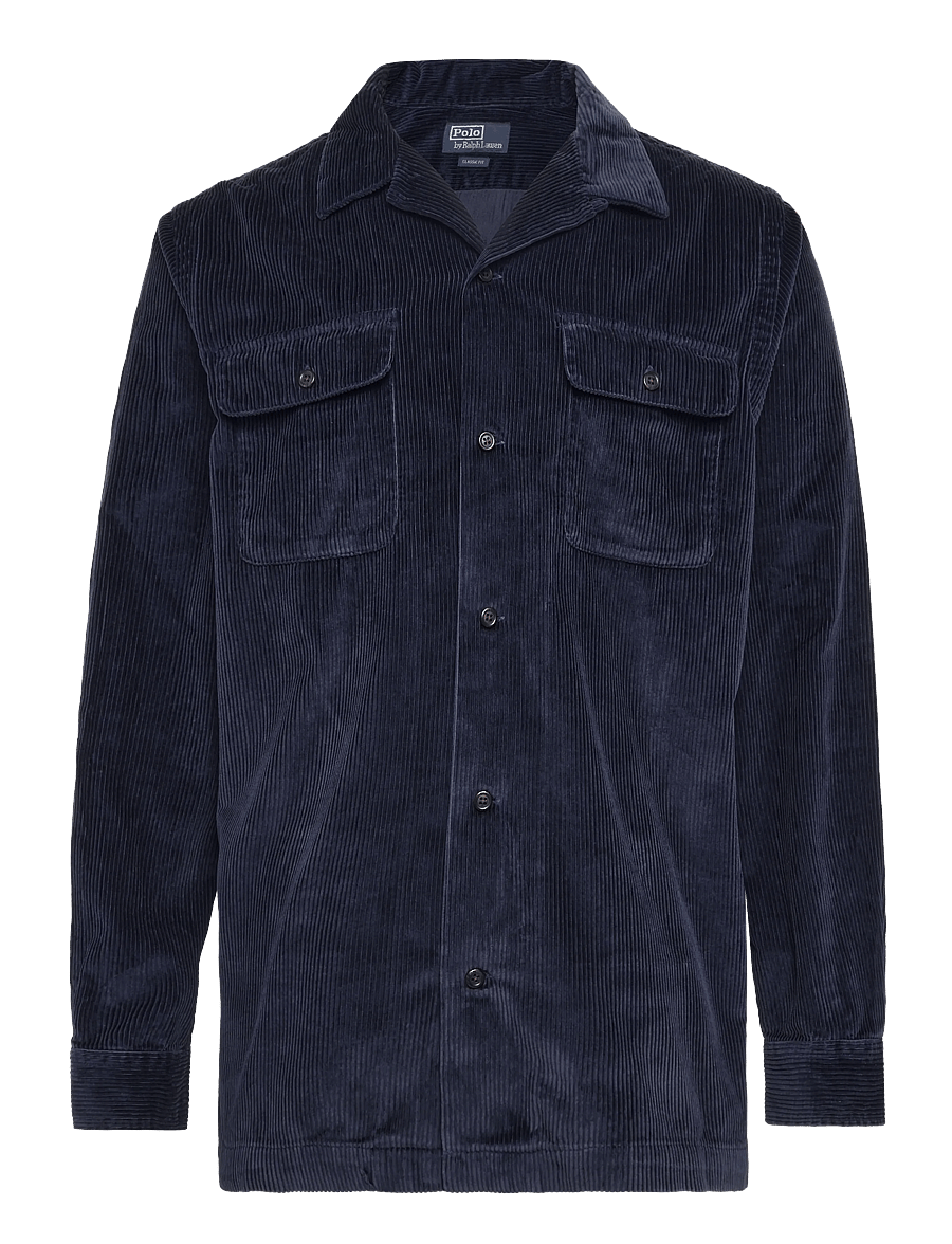 Polo Ralph Lauren - Classic Fit Corduroy Camp Shirt - basic-hemden - newport navy - 0