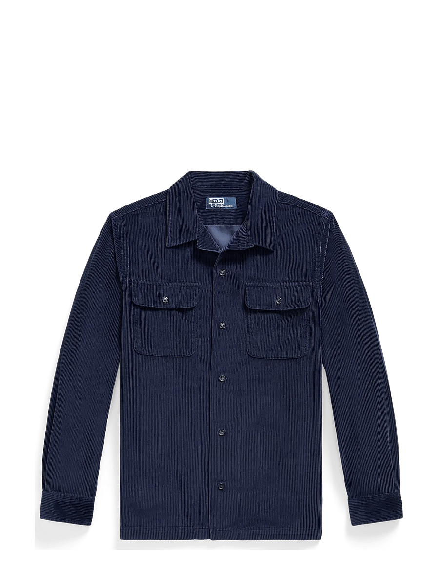 Polo Ralph Lauren - Classic Fit Corduroy Camp Shirt - basic shirts - newport navy - 0