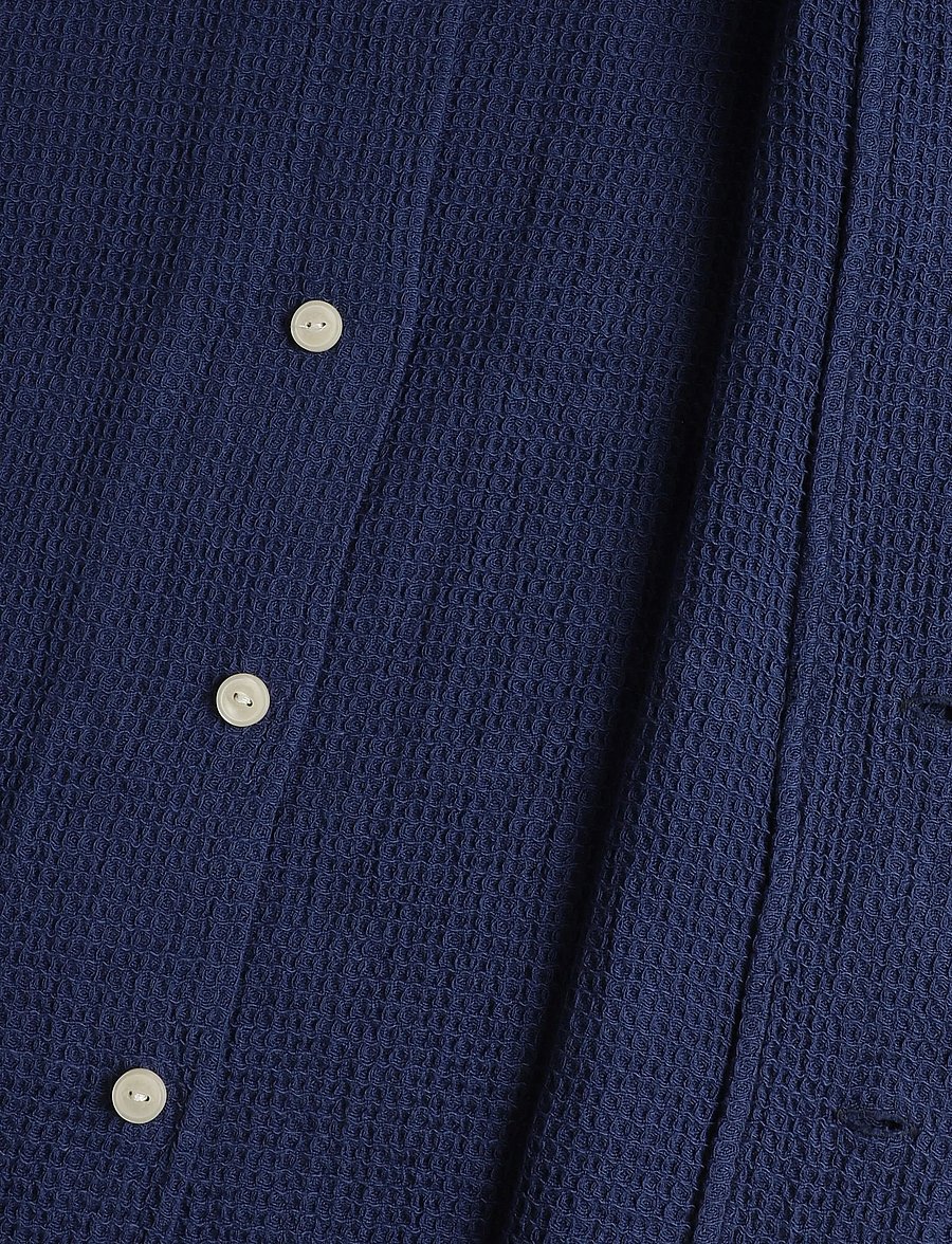Polo Ralph Lauren - COTTON WAFFLE-WVN-SHIRT - casual shirts - light navy - 3