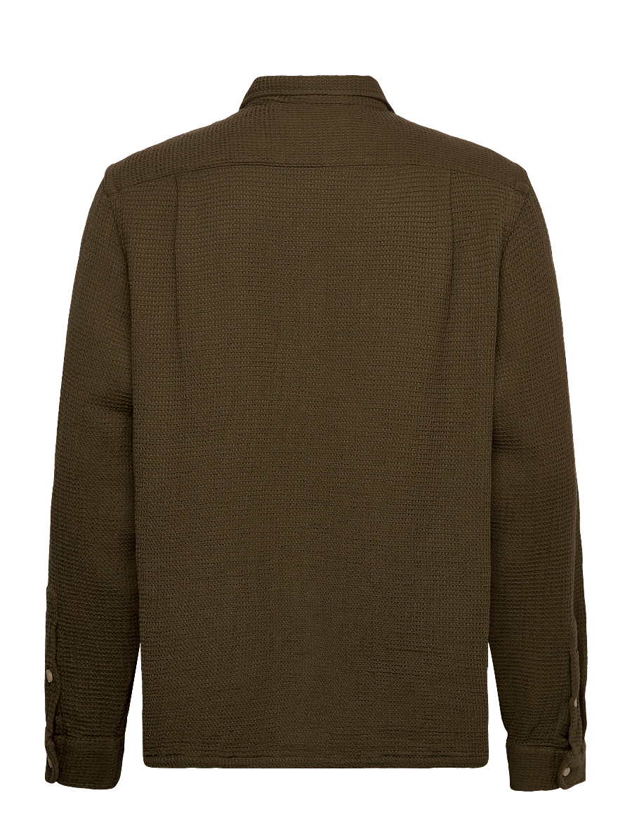 Polo Ralph Lauren - COTTON WAFFLE-WVN-SHIRT - casual hemden - outdoor olive - 1