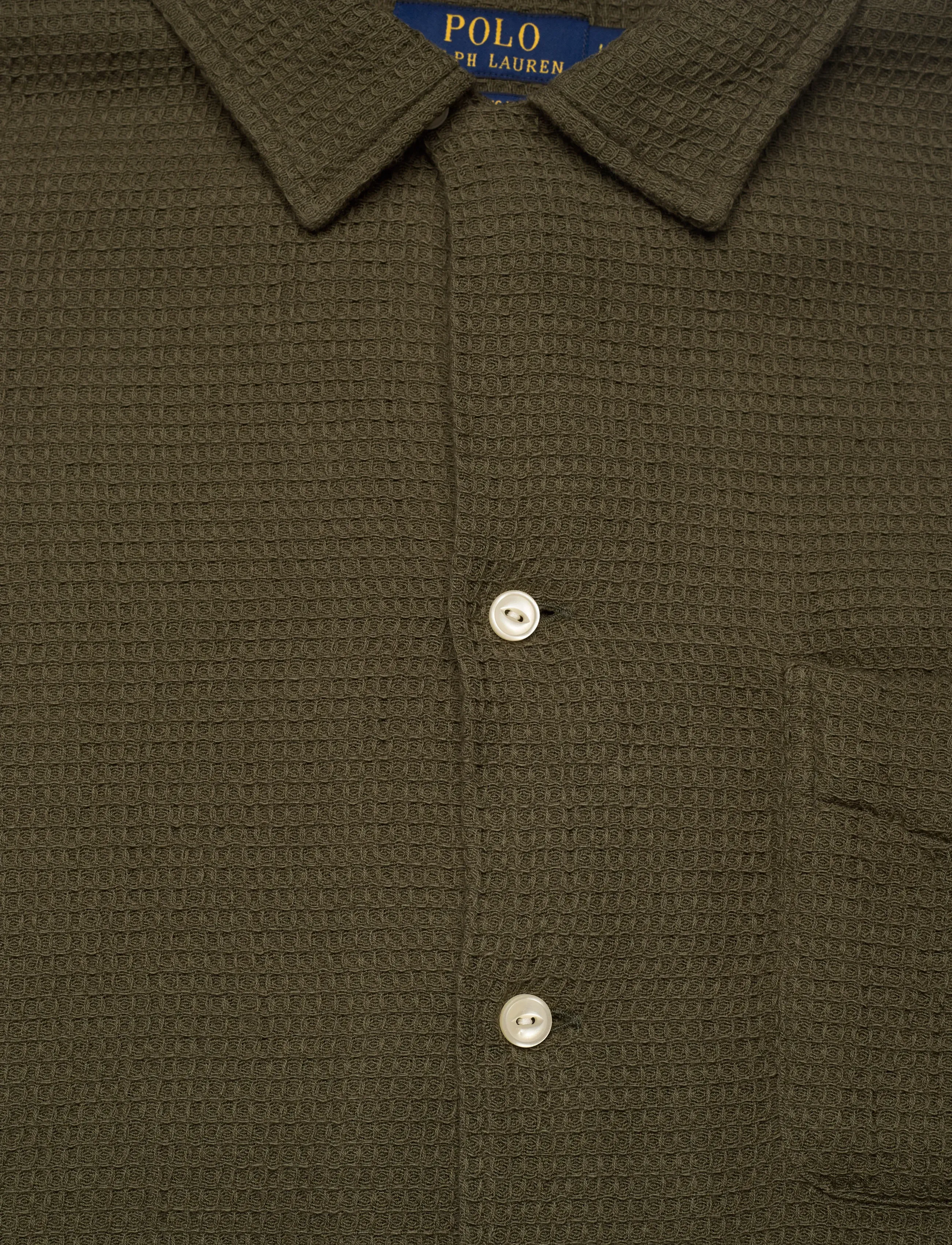 Polo Ralph Lauren - COTTON WAFFLE-WVN-SHIRT - casual hemden - outdoor olive - 2