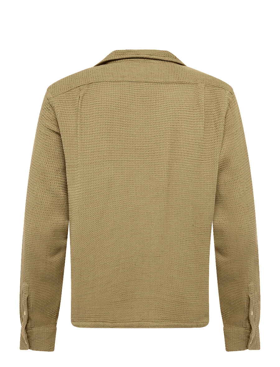 Polo Ralph Lauren - COTTON WAFFLE-WVN-SHIRT - casual hemden - rl khaki - 1
