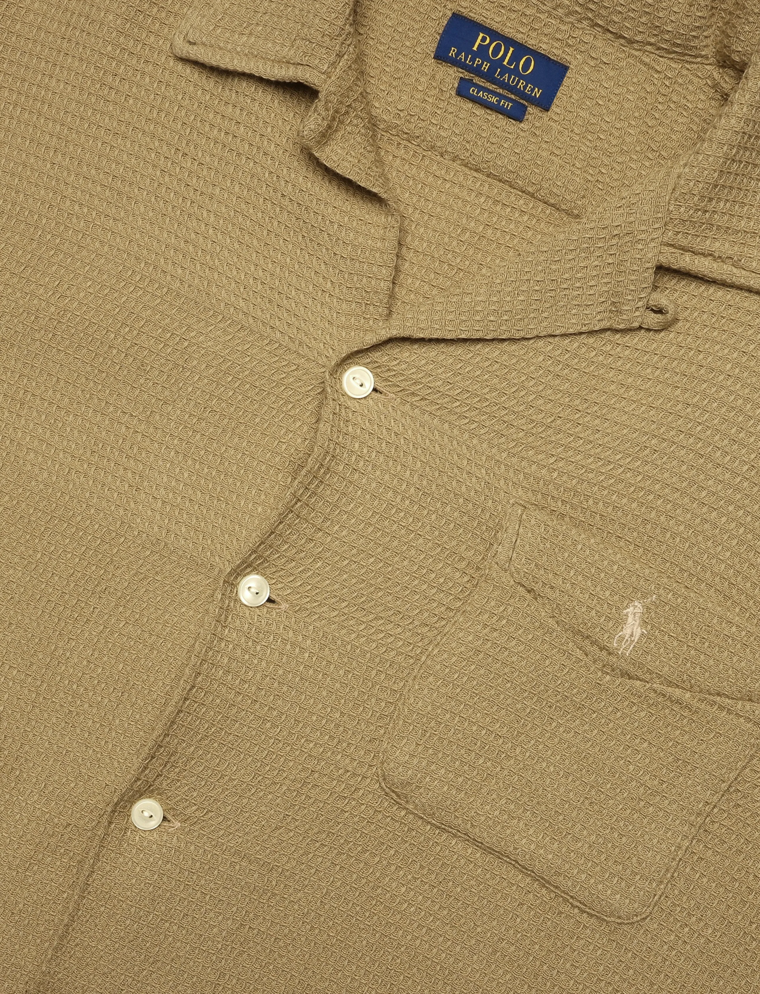 Polo Ralph Lauren - COTTON WAFFLE-WVN-SHIRT - casual hemden - rl khaki - 2