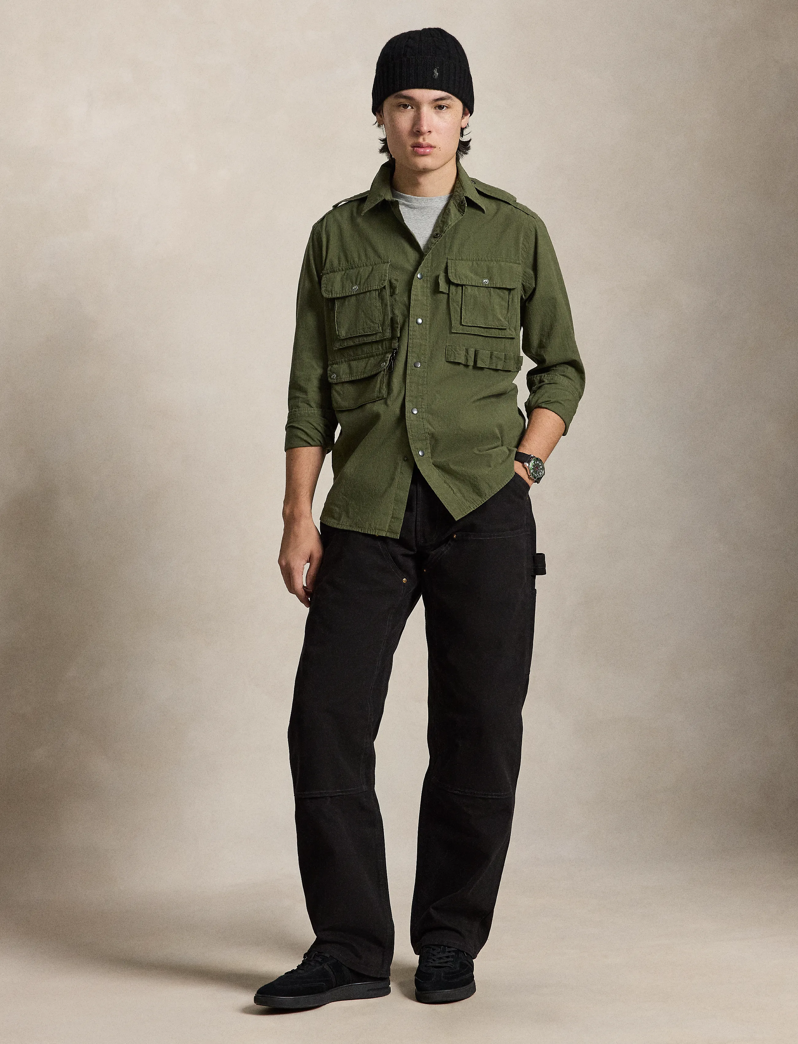 Polo Ralph Lauren - Ripstop Utility Overshirt - ancient green - 5