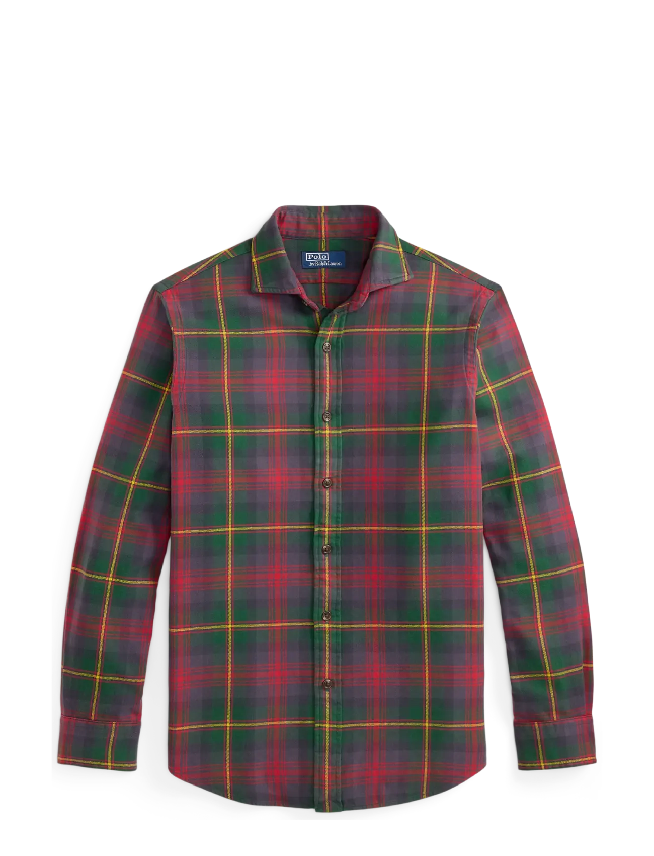 Polo Ralph Lauren - Classic Fit Plaid Flannel Shirt - flannel shirts - 6172 green/red mu - 1