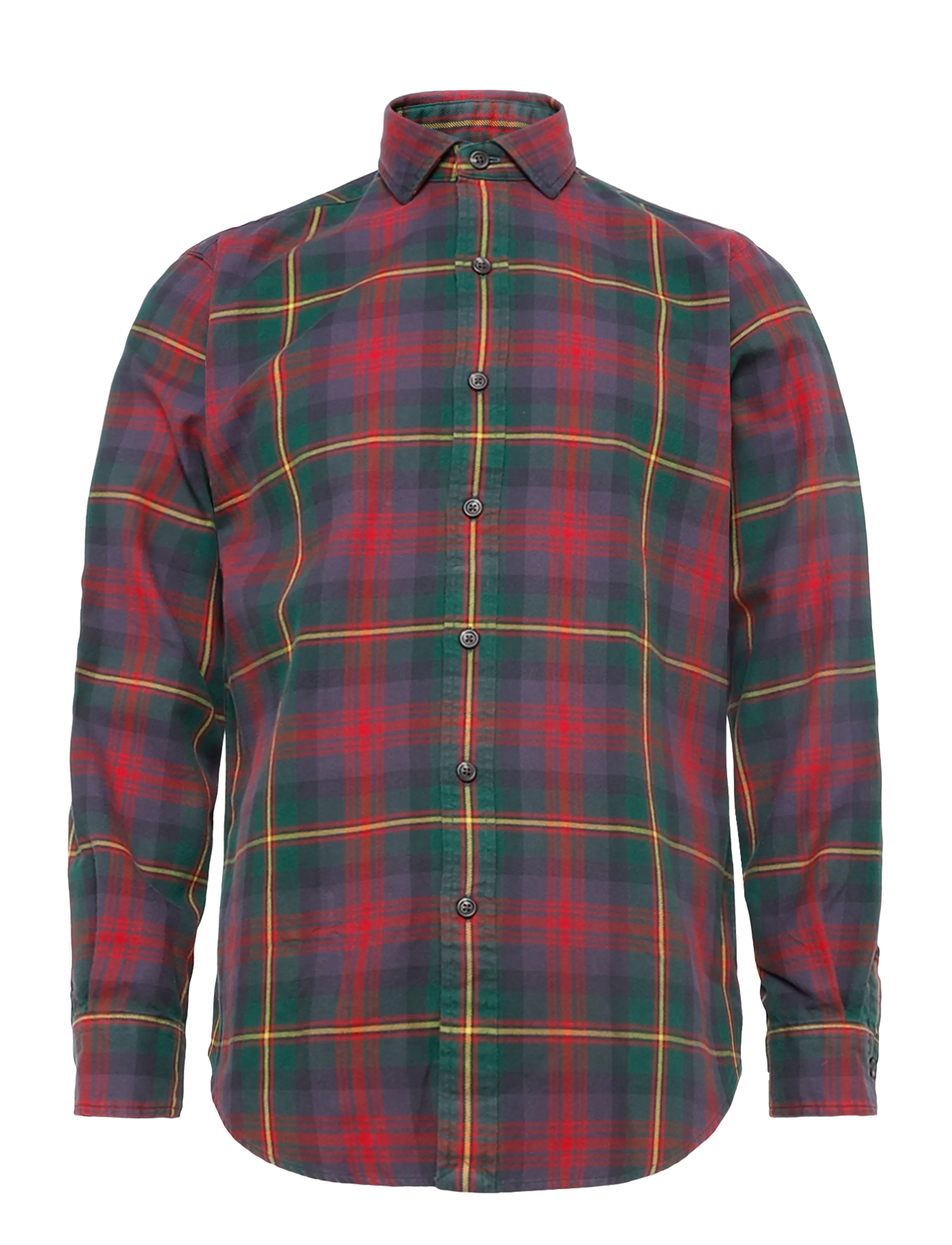 Polo Ralph Lauren - Classic Fit Plaid Flannel Shirt - flanellipaidat - 6172 green/red mu - 1