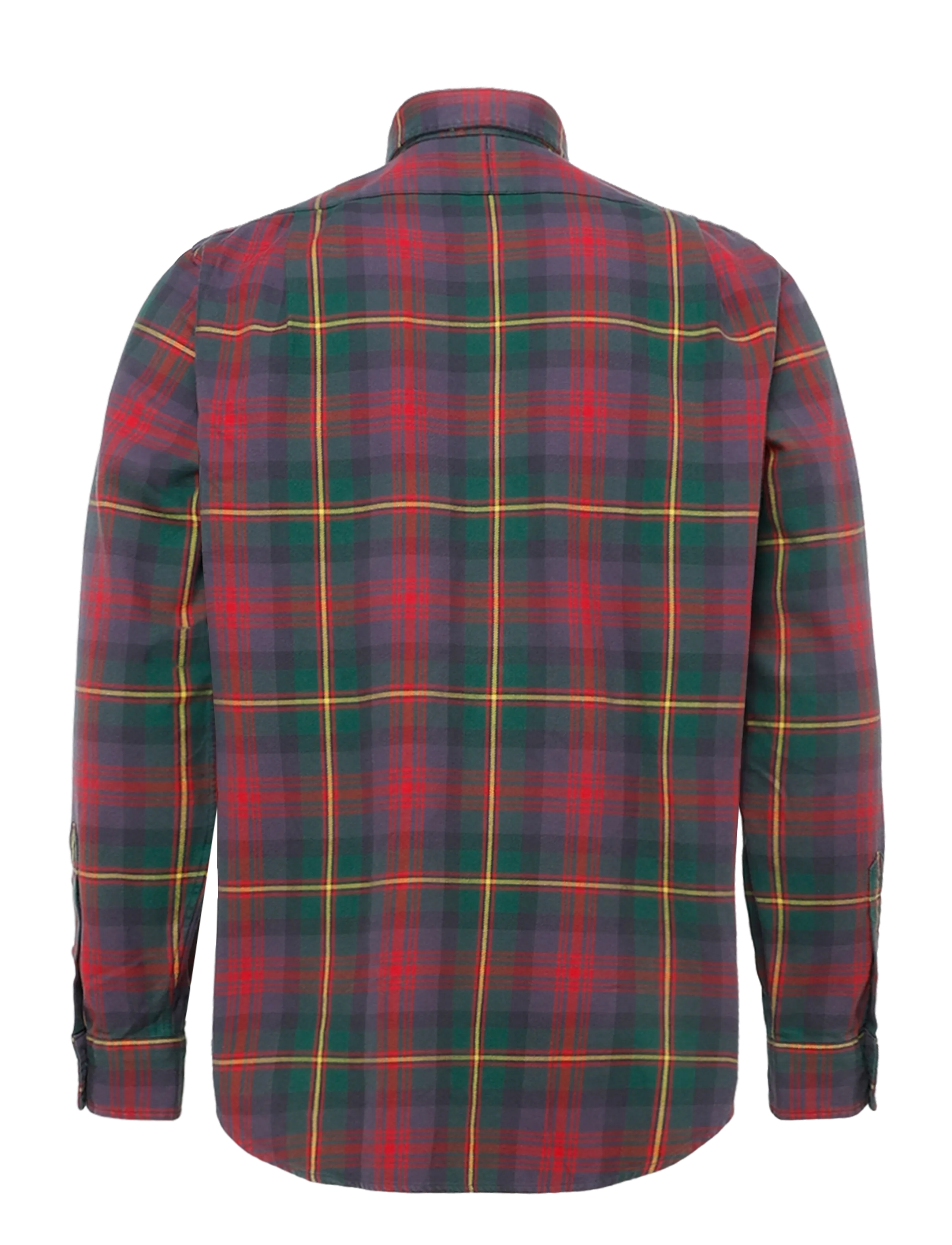 Polo Ralph Lauren - Classic Fit Plaid Flannel Shirt - flanellipaidat - 6172 green/red mu - 2