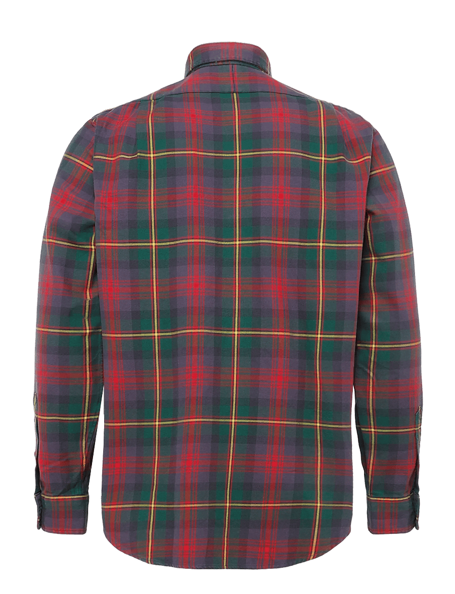 Polo Ralph Lauren - Classic Fit Plaid Flannel Shirt - flanellipaidat - 6172 green/red mu - 2