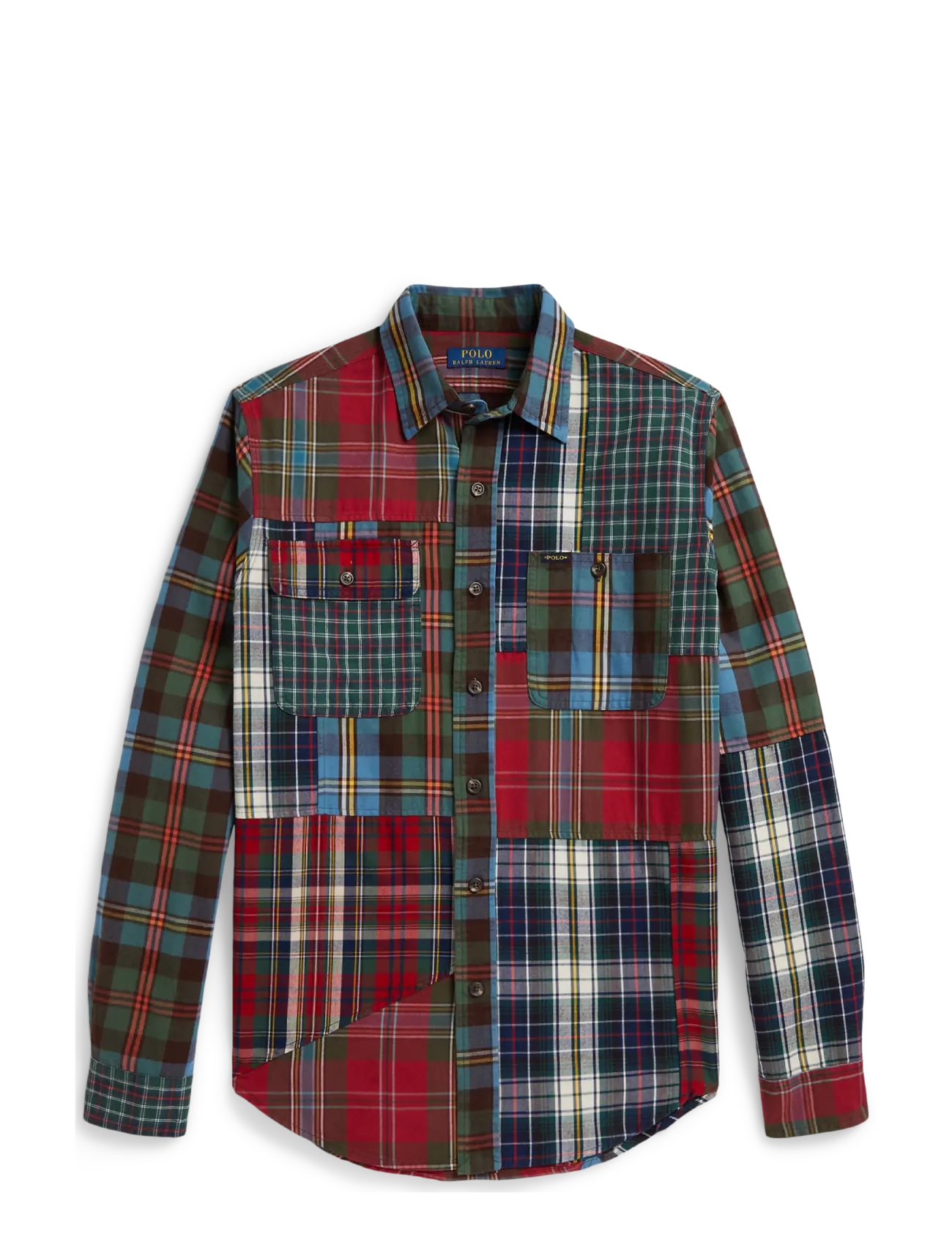Polo Ralph Lauren Classic Fit Patchwork Plaid Oxford Shirt -  - undefined / undefined