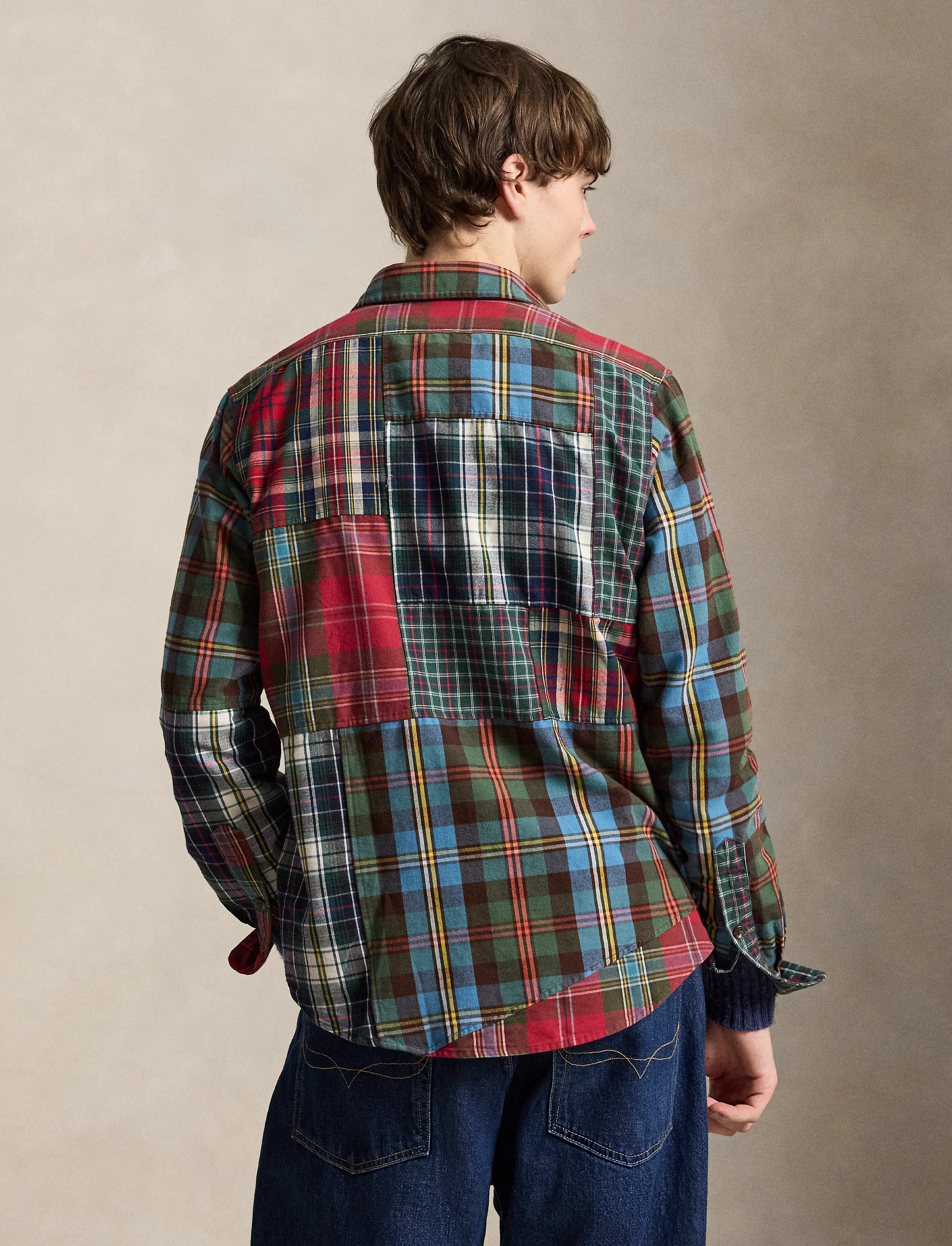 Polo Ralph Lauren - Classic Fit Patchwork Plaid Oxford Shirt - ruudulised särgid - 7340 pieced ancie - 4