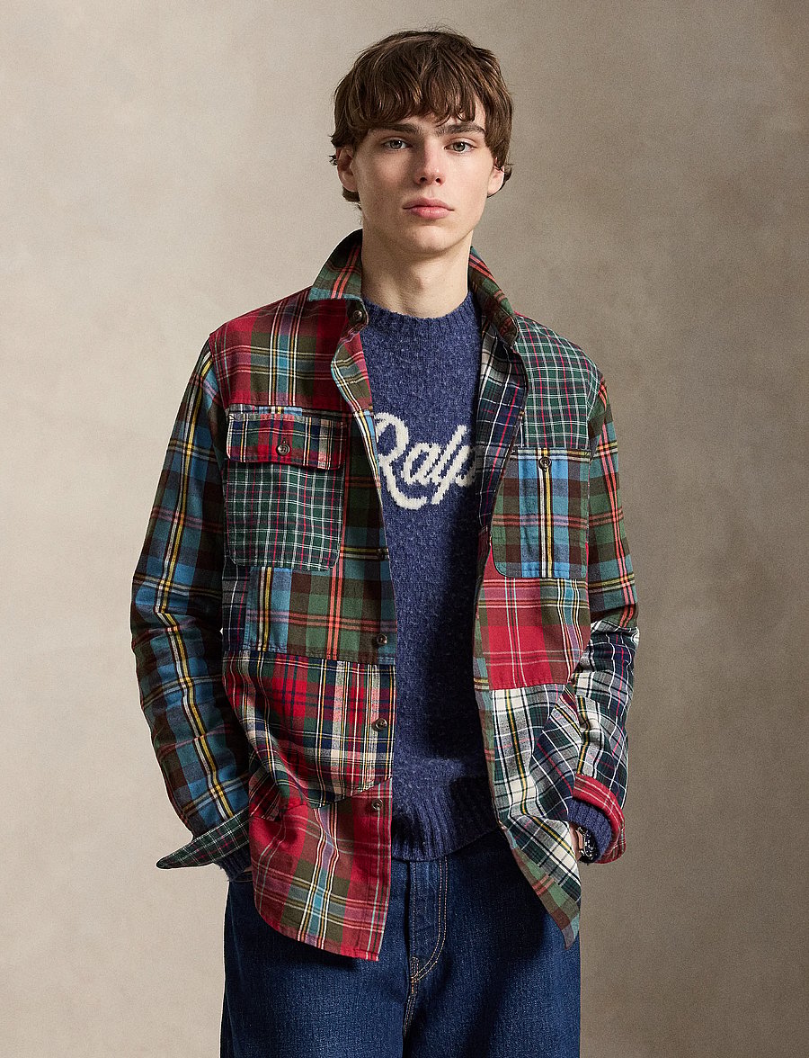 Polo Ralph Lauren - Classic Fit Patchwork Plaid Oxford Shirt - karierte hemden - 7340 pieced ancie - 3