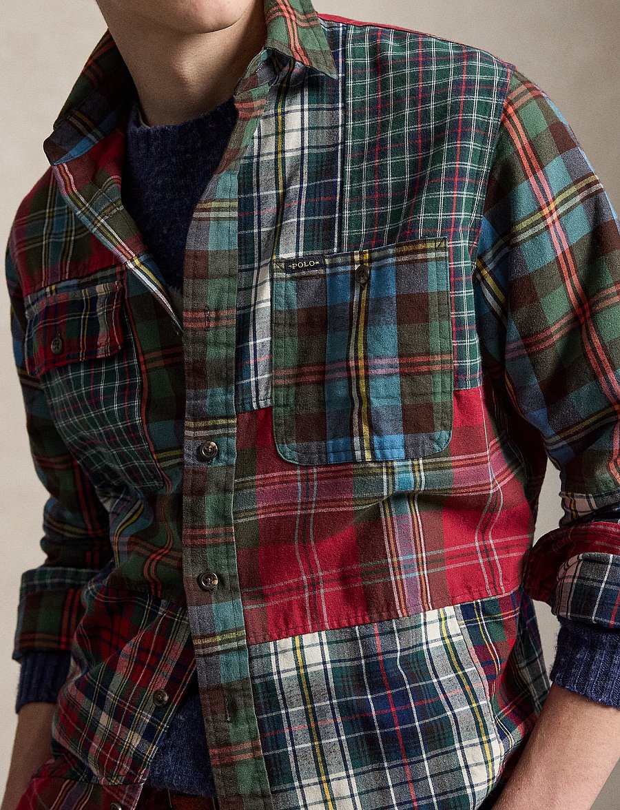 Polo Ralph Lauren - Classic Fit Patchwork Plaid Oxford Shirt - ruudulised särgid - 7340 pieced ancie - 3