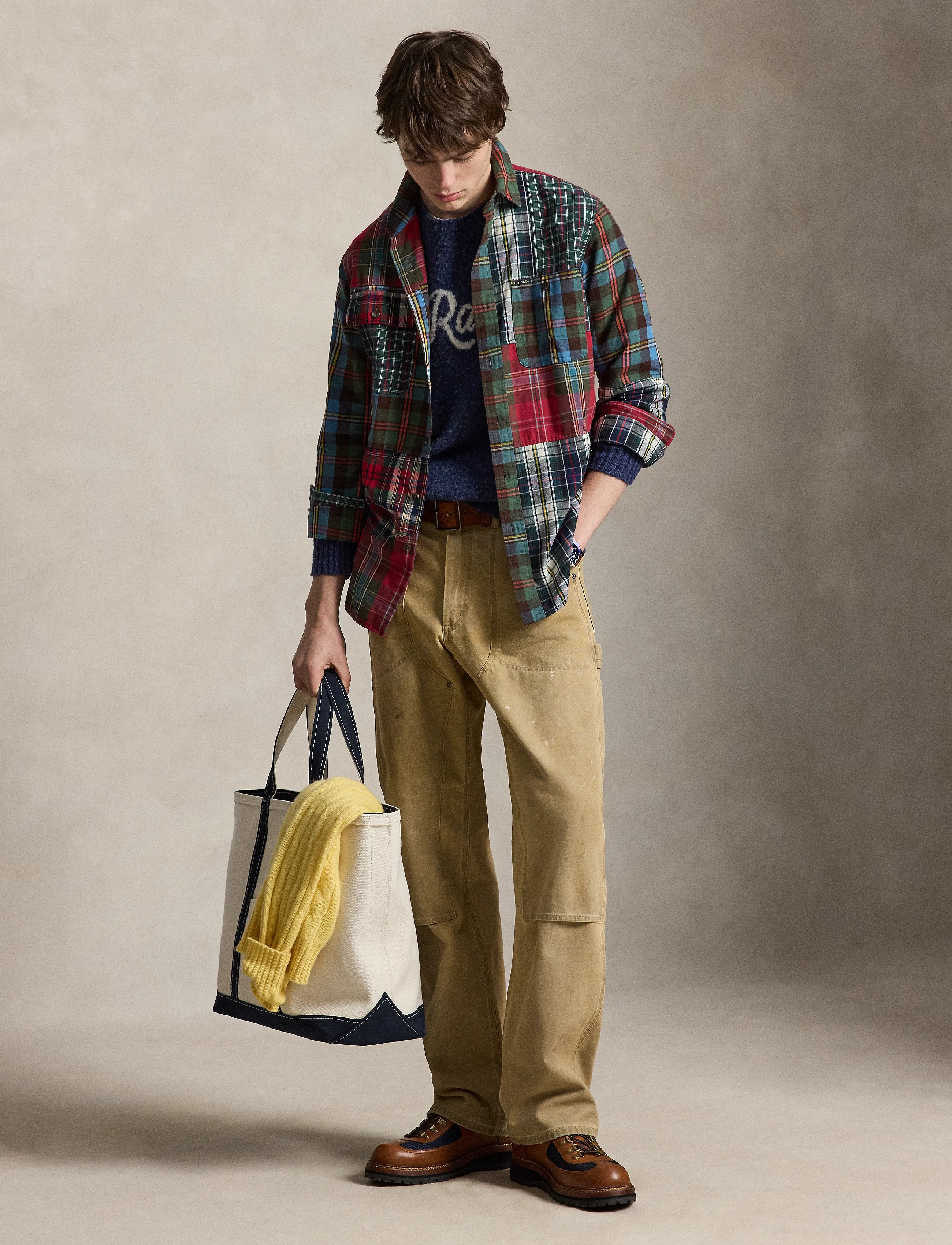 Polo Ralph Lauren - Classic Fit Patchwork Plaid Oxford Shirt - ruudulised särgid - 7340 pieced ancie - 4