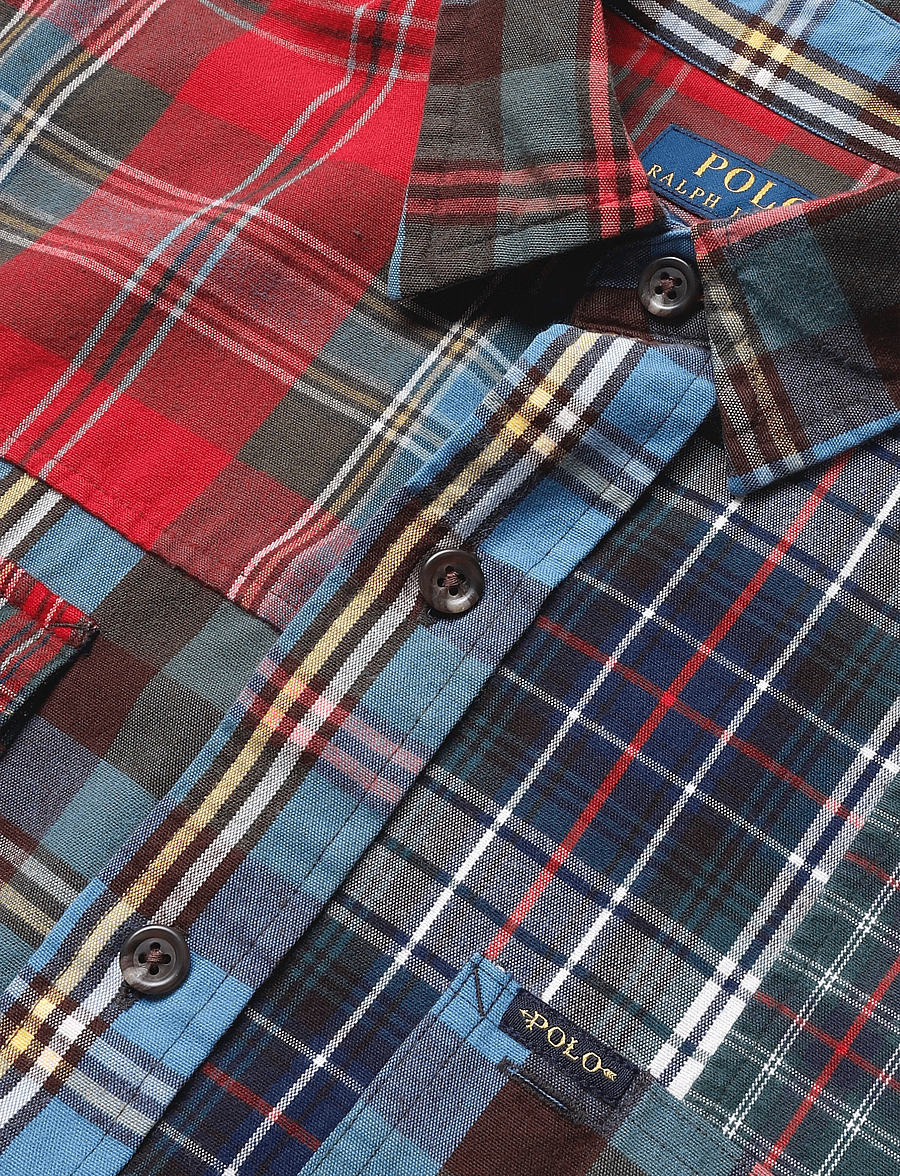 Polo Ralph Lauren - Classic Fit Patchwork Plaid Oxford Shirt - ruudulised särgid - 7340 pieced ancie - 5