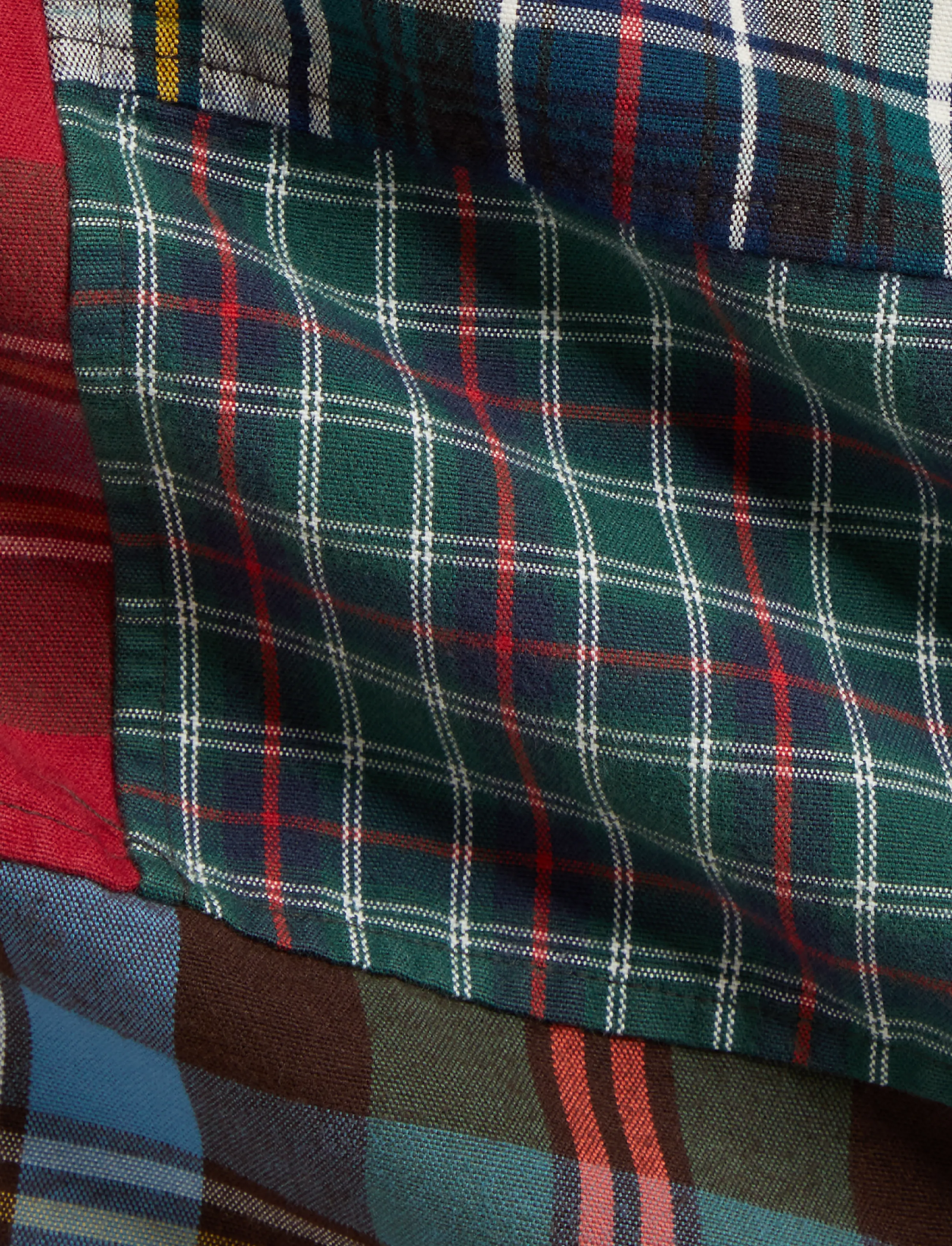 Polo Ralph Lauren - Classic Fit Patchwork Plaid Oxford Shirt - rutede skjorter - 7340 pieced ancie - 2
