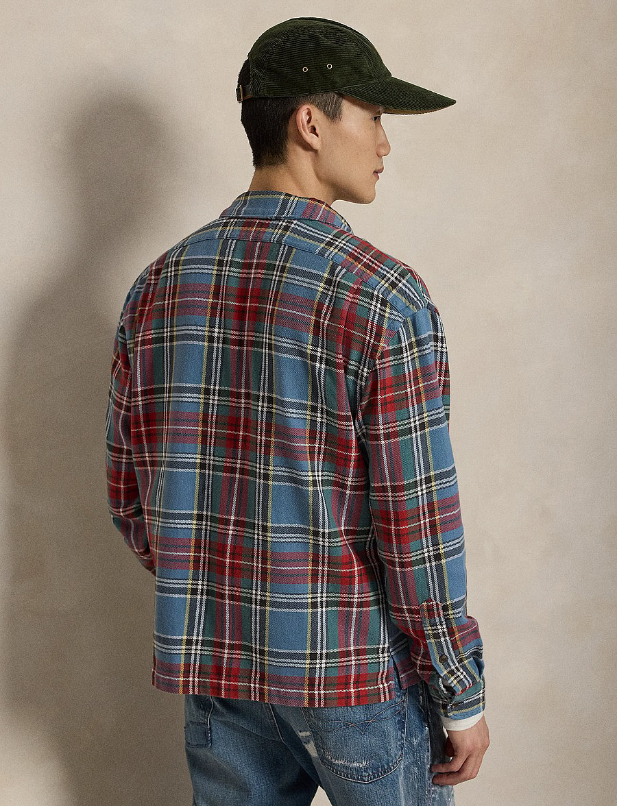 Polo Ralph Lauren - Classic Fit Plaid Flannel Camp Shirt - casual hemden - 7387 blue red mul - 3