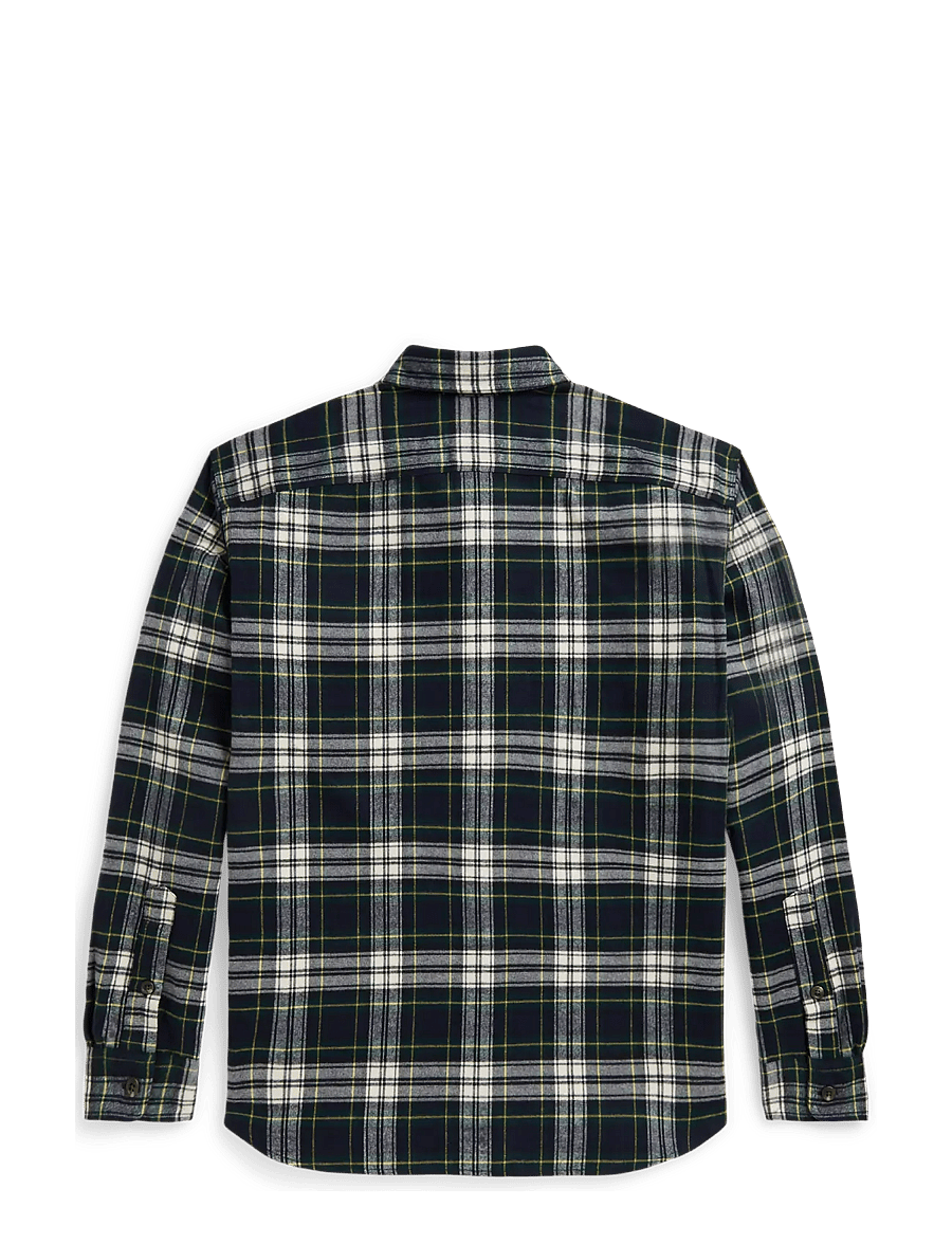 Polo Ralph Lauren - Classic Fit Plaid Flannel Workshirt - flanellsärgid - 7390 navy green m - 1