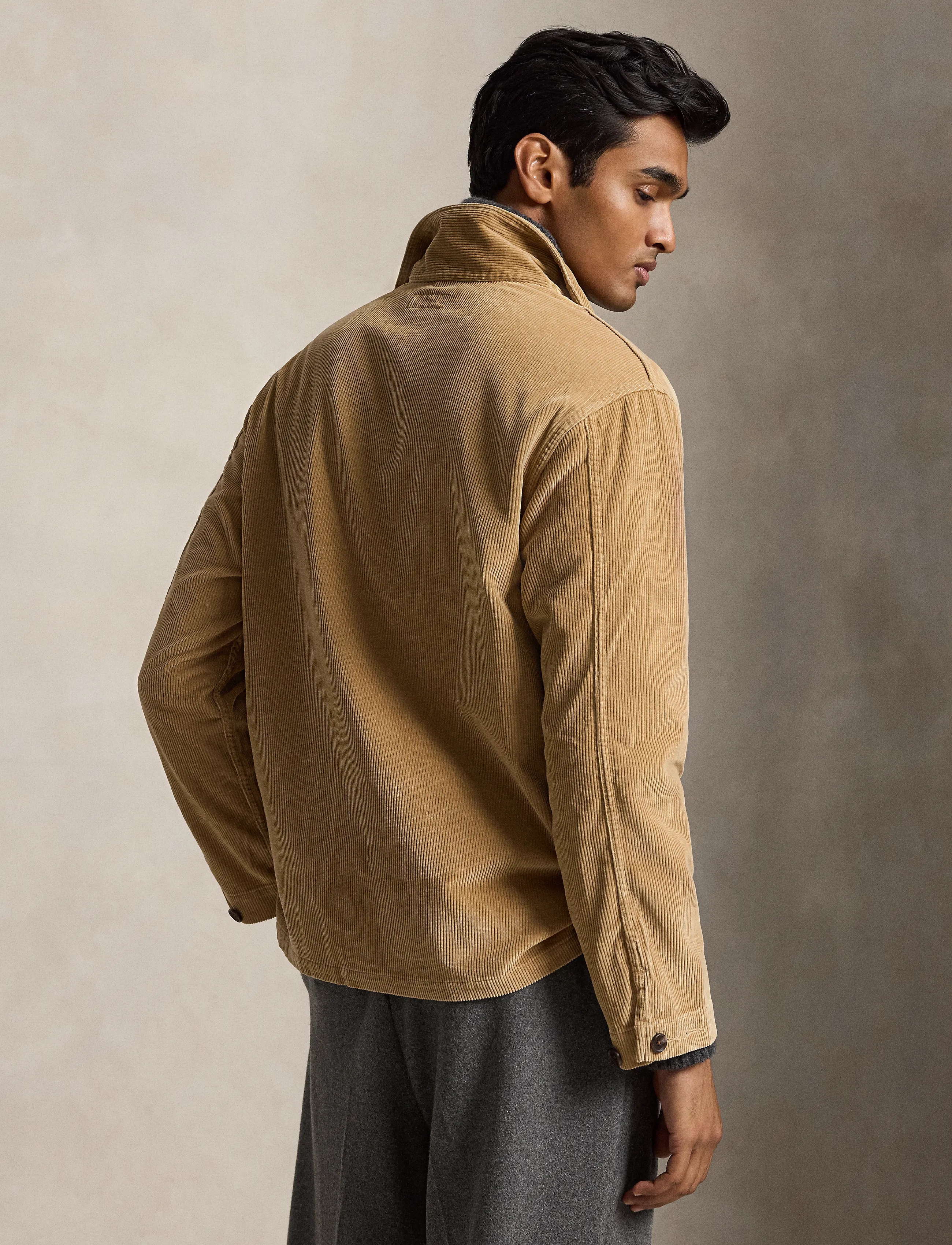 Polo Ralph Lauren - Corduroy Utility Overshirt - efterårsjakker - classic camel - 3