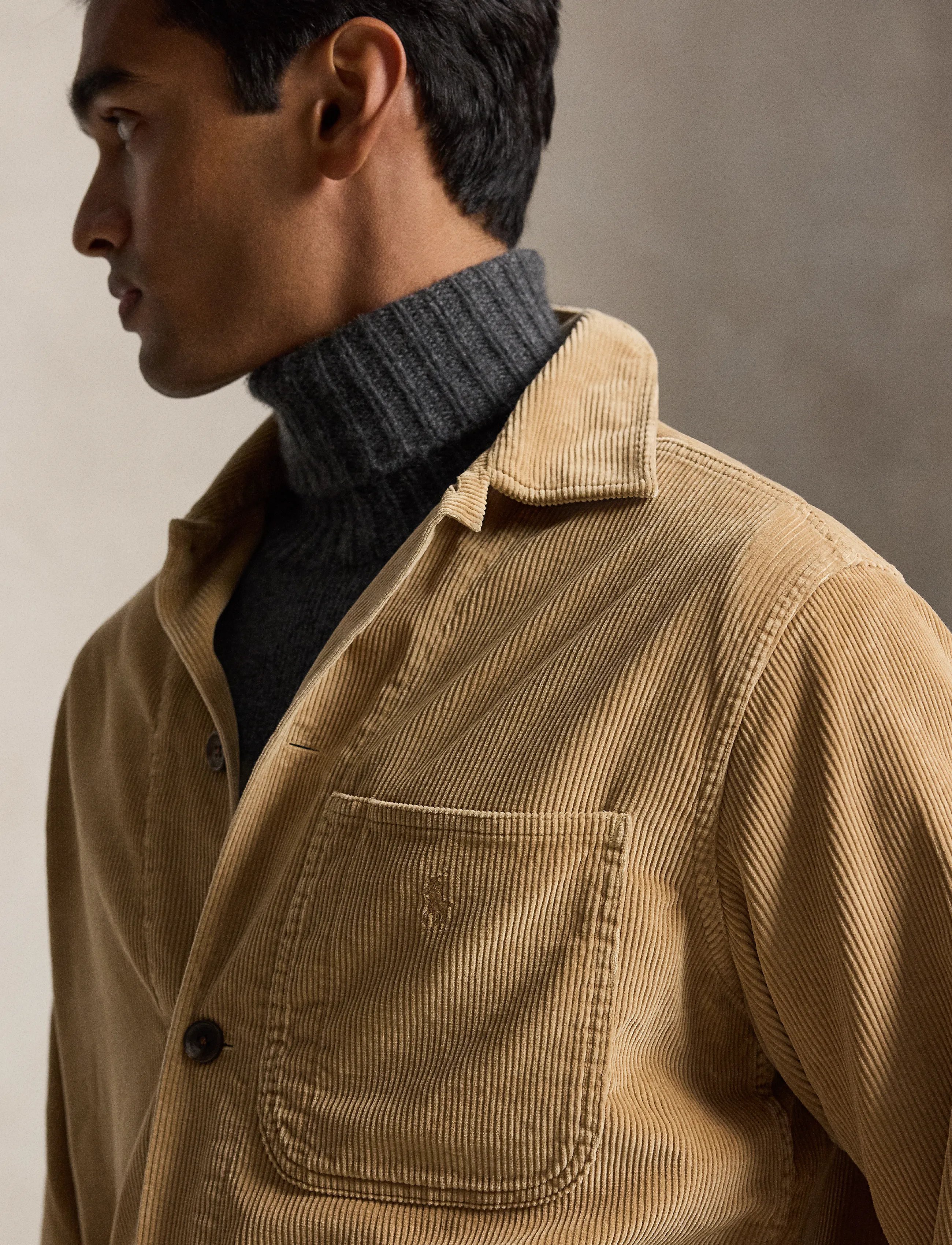 Polo Ralph Lauren - Corduroy Utility Overshirt - efterårsjakker - classic camel - 5