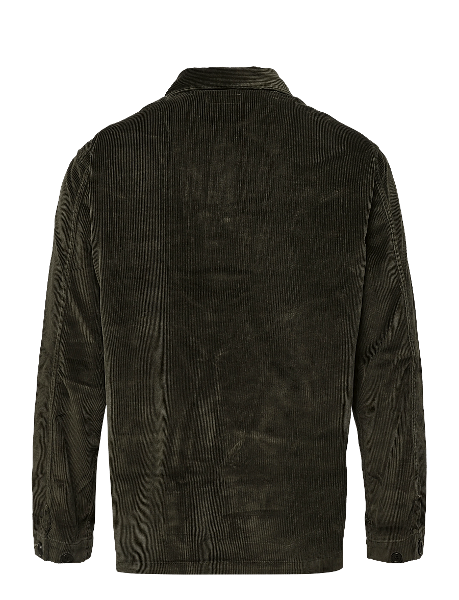 Polo Ralph Lauren - Corduroy Utility Overshirt - fall jackets - company olive - 1