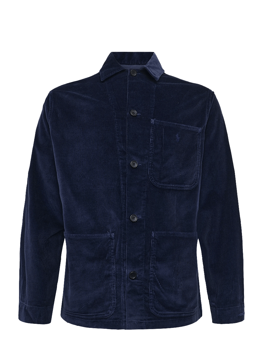 Polo Ralph Lauren - Corduroy Utility Overshirt - fall jackets - newport navy - 0