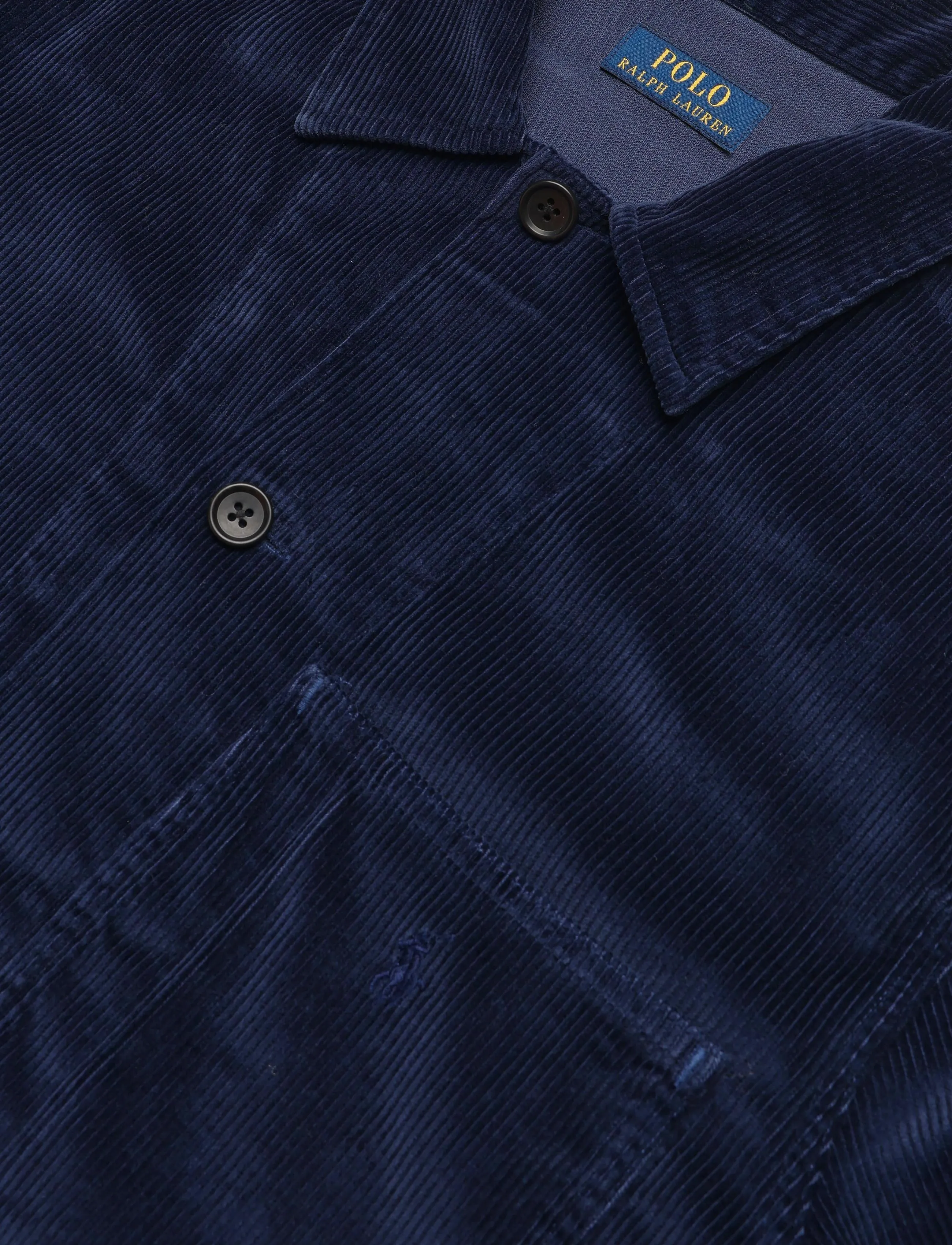Polo Ralph Lauren - Corduroy Utility Overshirt - fall jackets - newport navy - 2
