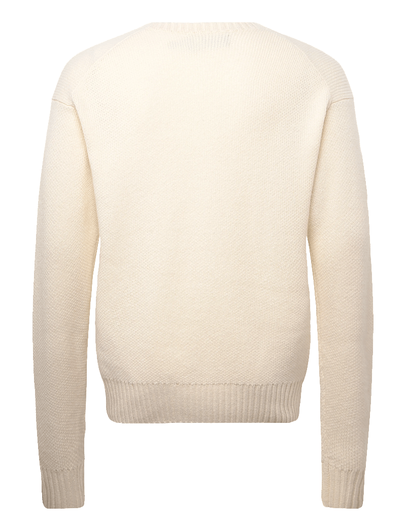 Polo Ralph Lauren - Cashmere Graphic Sweater - adījumi ar apaļu kakla izgriezumu - cream combo - 1