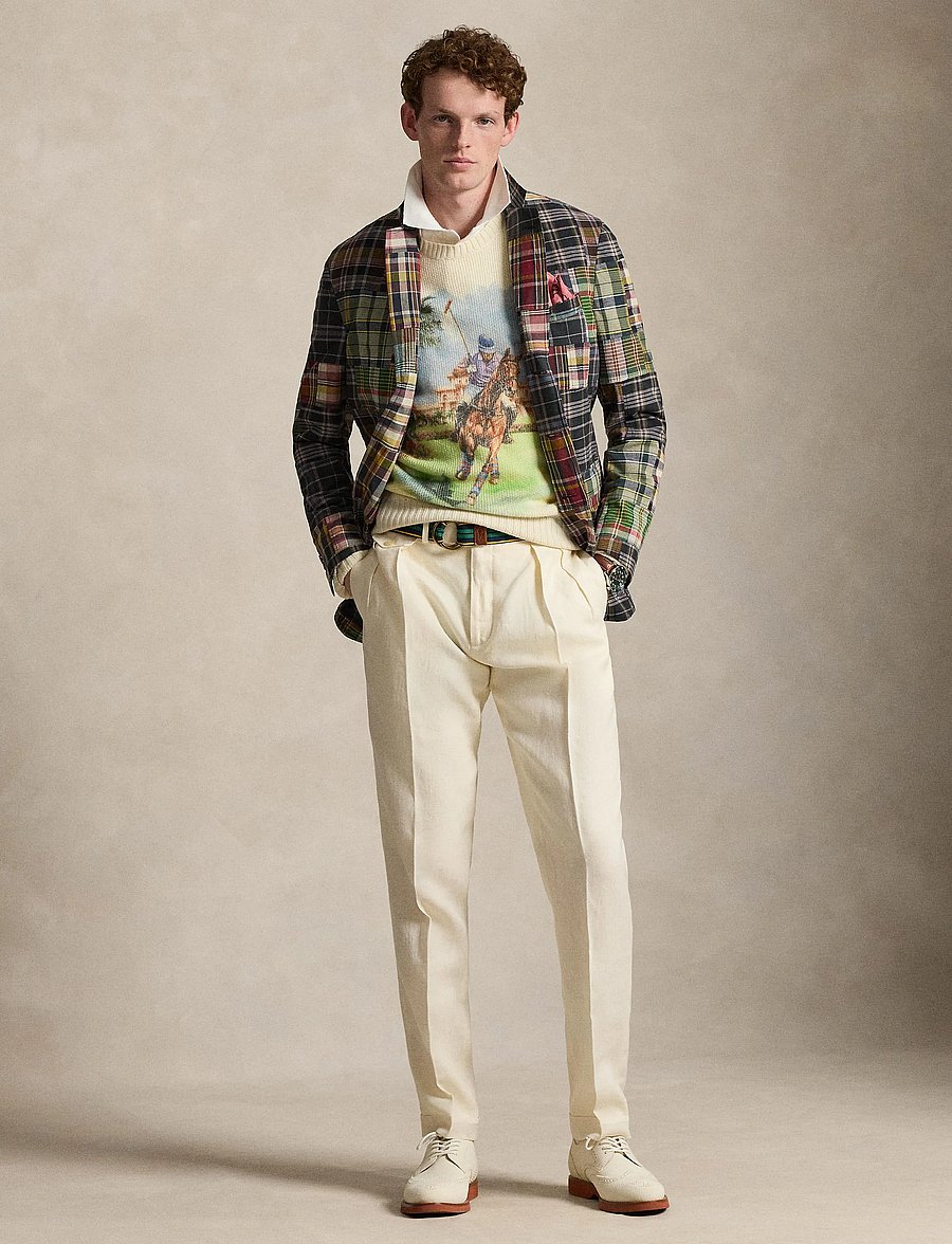 Polo Ralph Lauren - Cashmere Graphic Sweater - Ümmarguse kaelusega kudumid - cream combo - 0