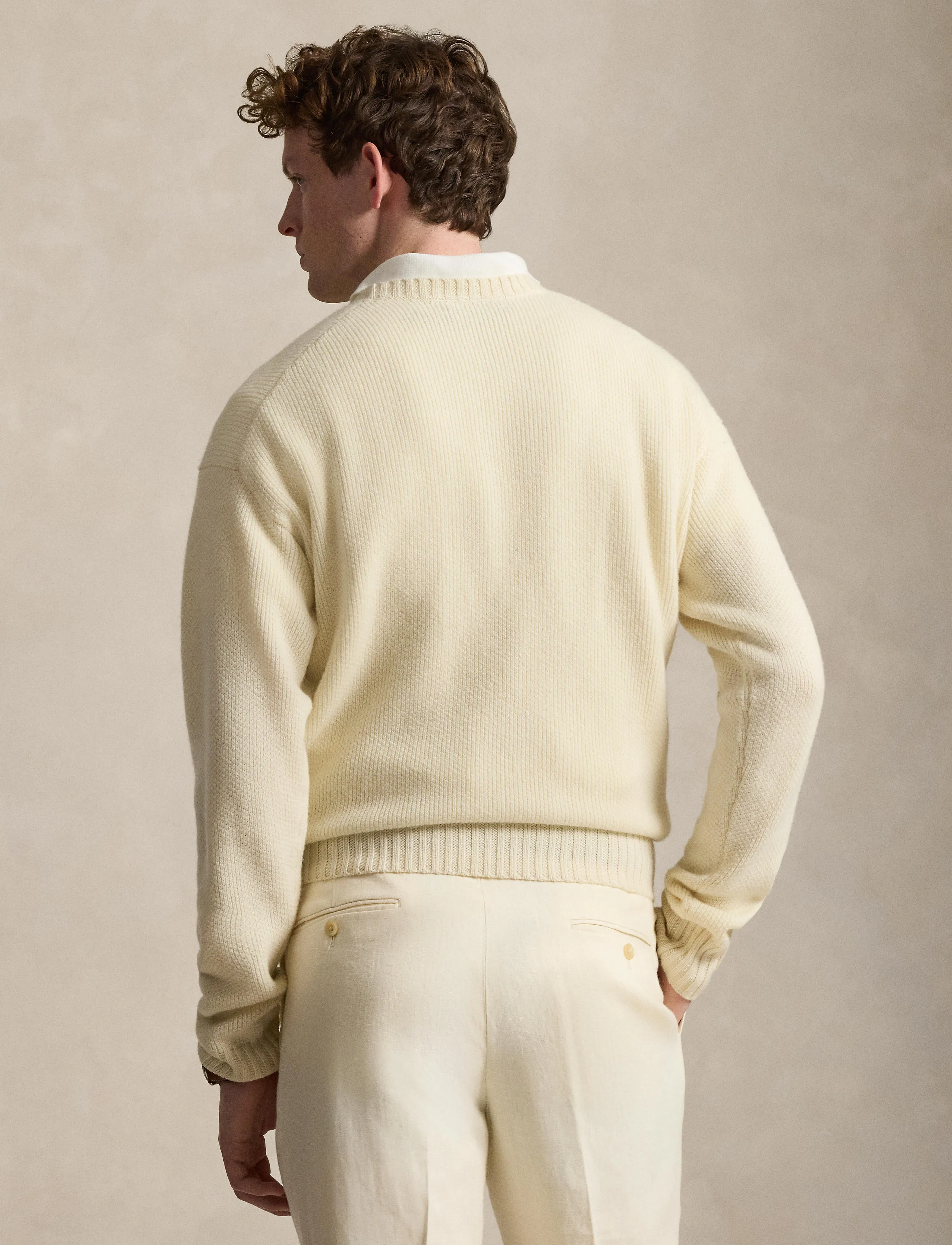 Polo Ralph Lauren - Cashmere Graphic Sweater - rundhals - cream combo - 3