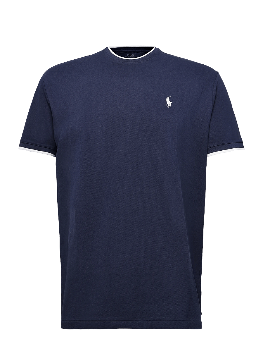 Polo Ralph Lauren - STRETCH MESH-KNT-T-SHIRT - lühikeste varrukatega t-särgid - newport navy/c173 - 0