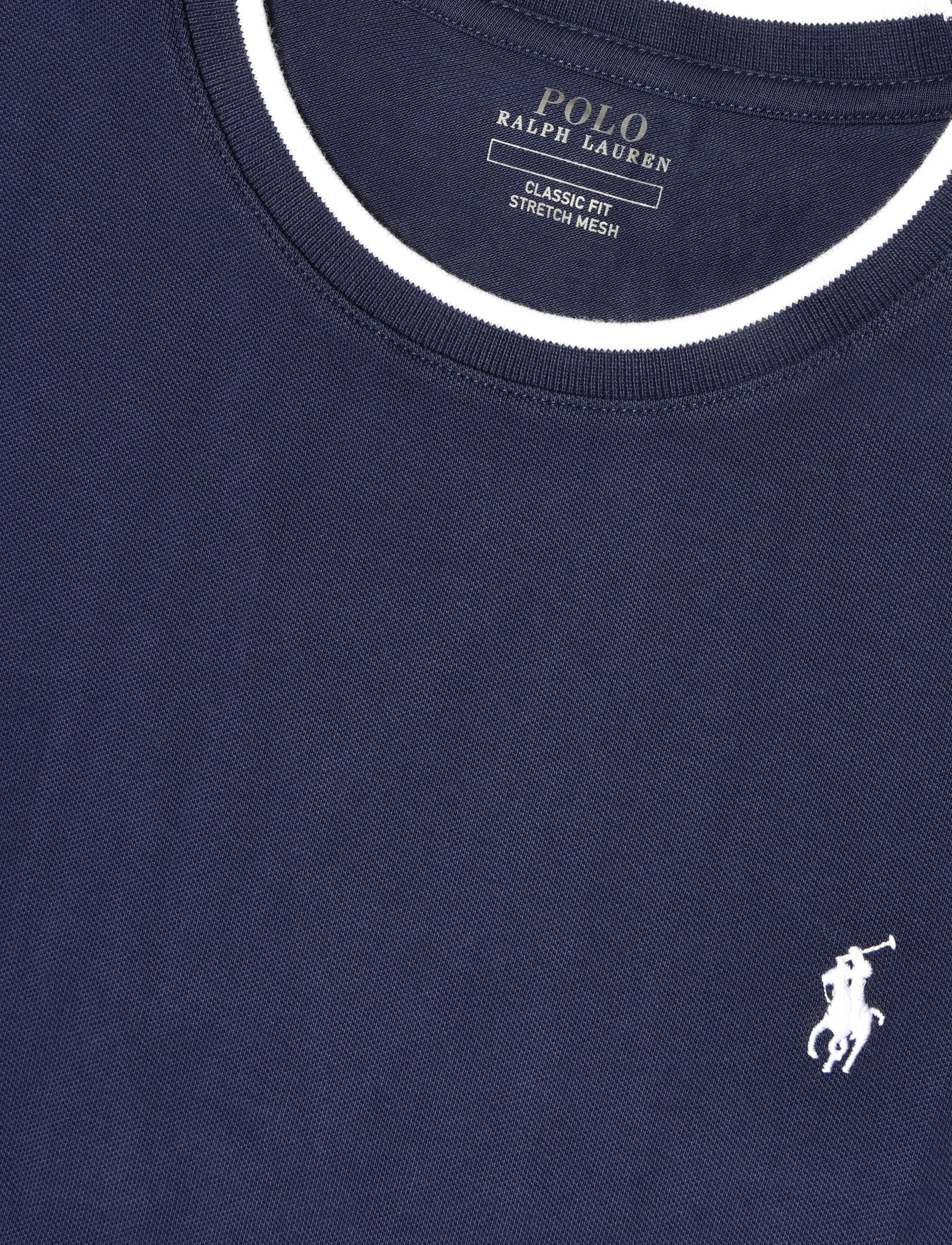 Polo Ralph Lauren - STRETCH MESH-KNT-T-SHIRT - lühikeste varrukatega t-särgid - newport navy/c173 - 2