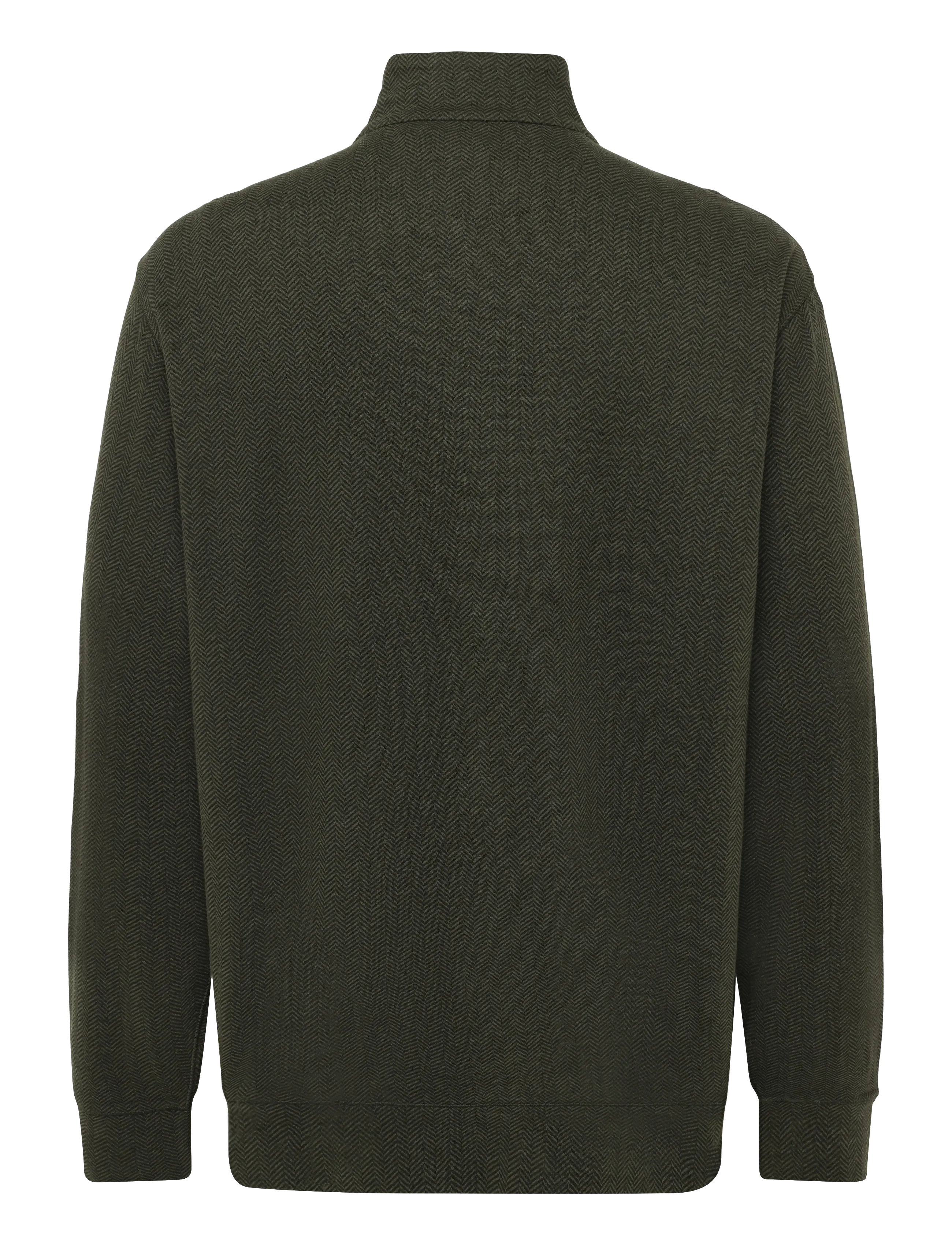 Polo Ralph Lauren - Herringbone-Print Quarter-Zip Pullover - truien met halve rits - alpn hthr/blk bt- - 3