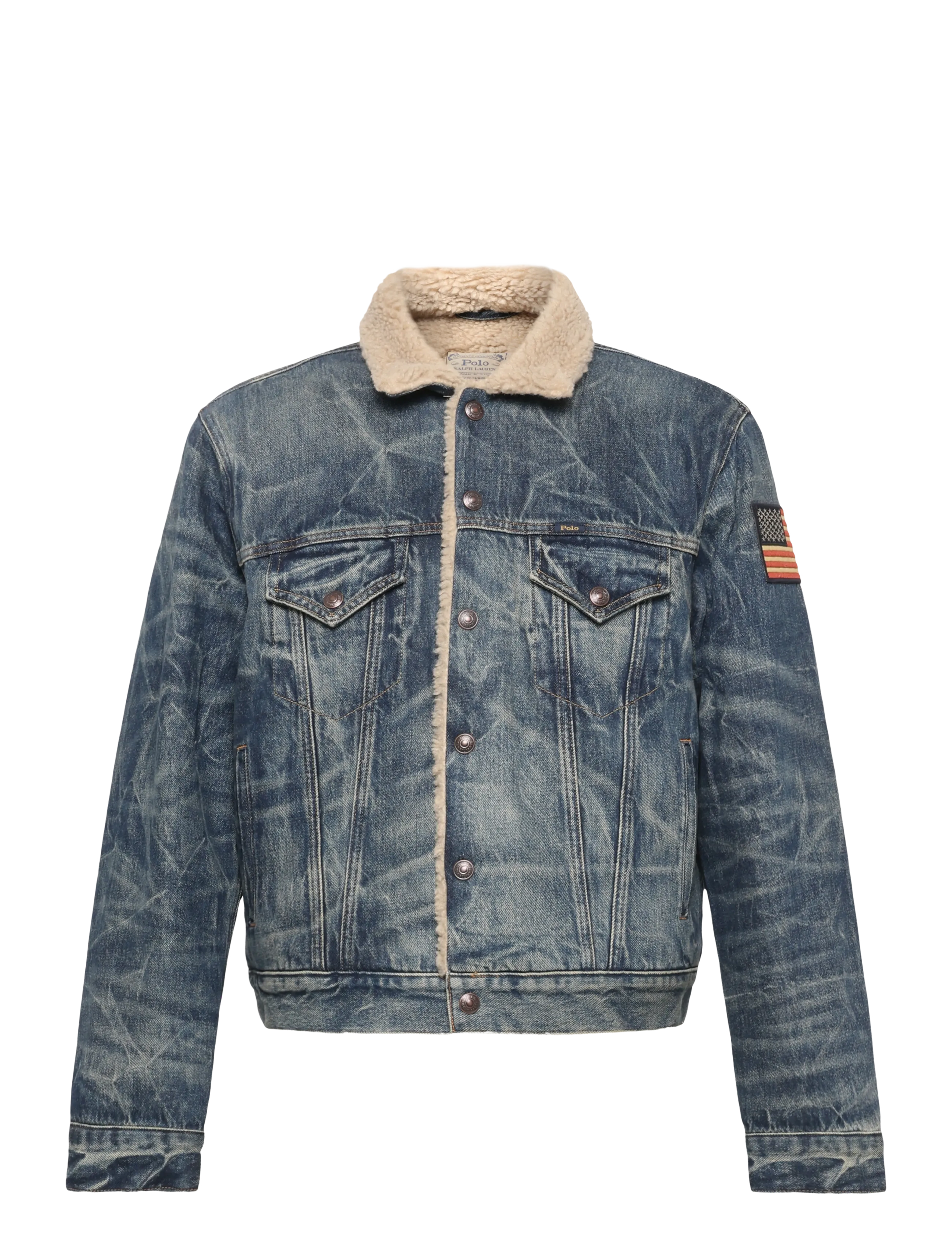 Polo Ralph Lauren - Fleece-Lined Denim Trucker Jacket - earlton - 1