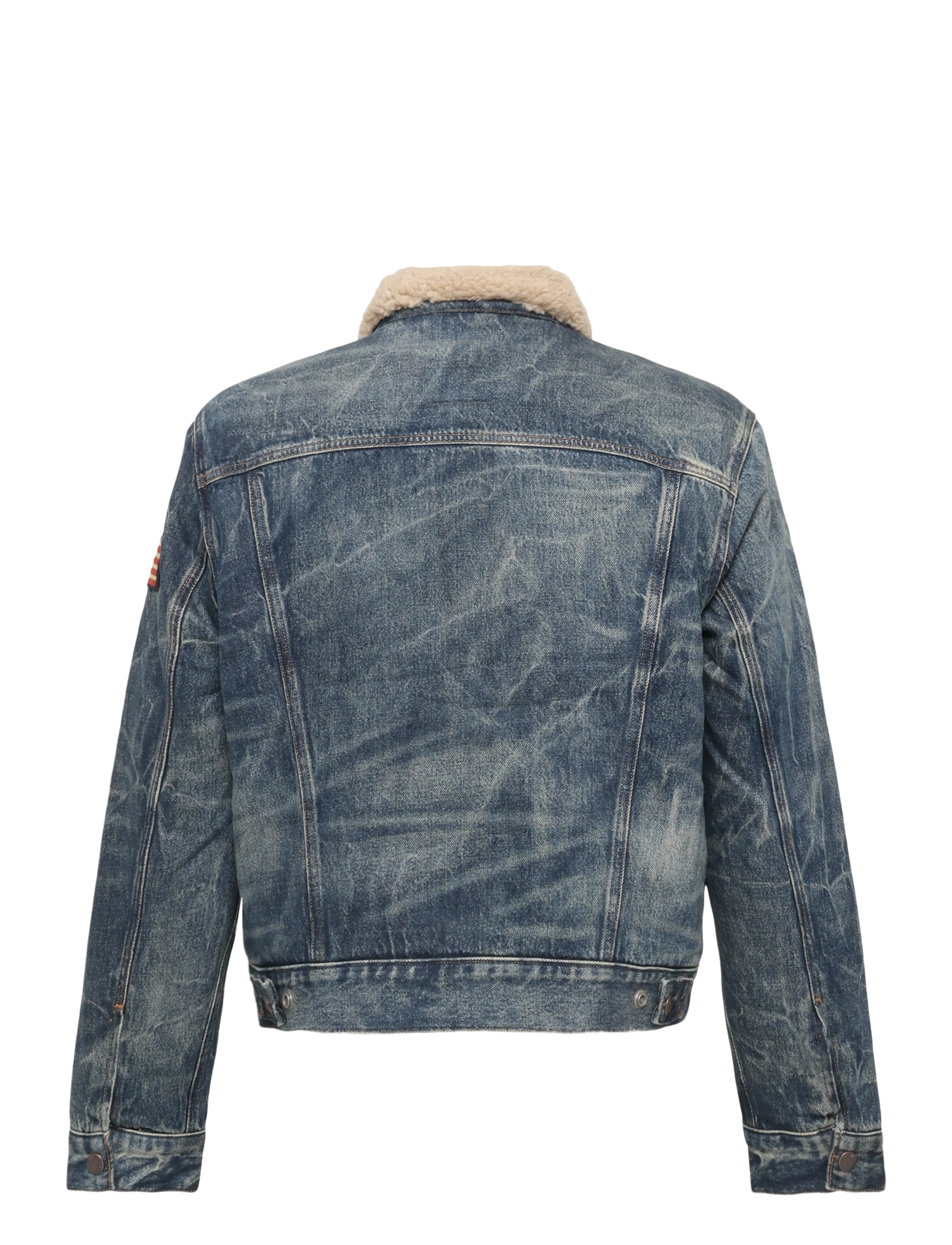 Polo Ralph Lauren - Fleece-Lined Denim Trucker Jacket - earlton - 2