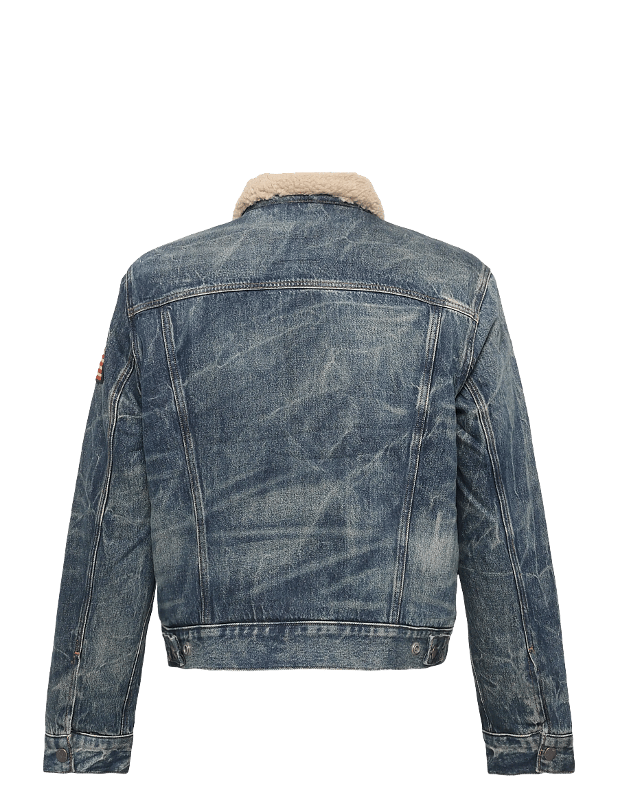 Polo Ralph Lauren - Fleece-Lined Denim Trucker Jacket - fodrade jeansjackor - earlton - 2